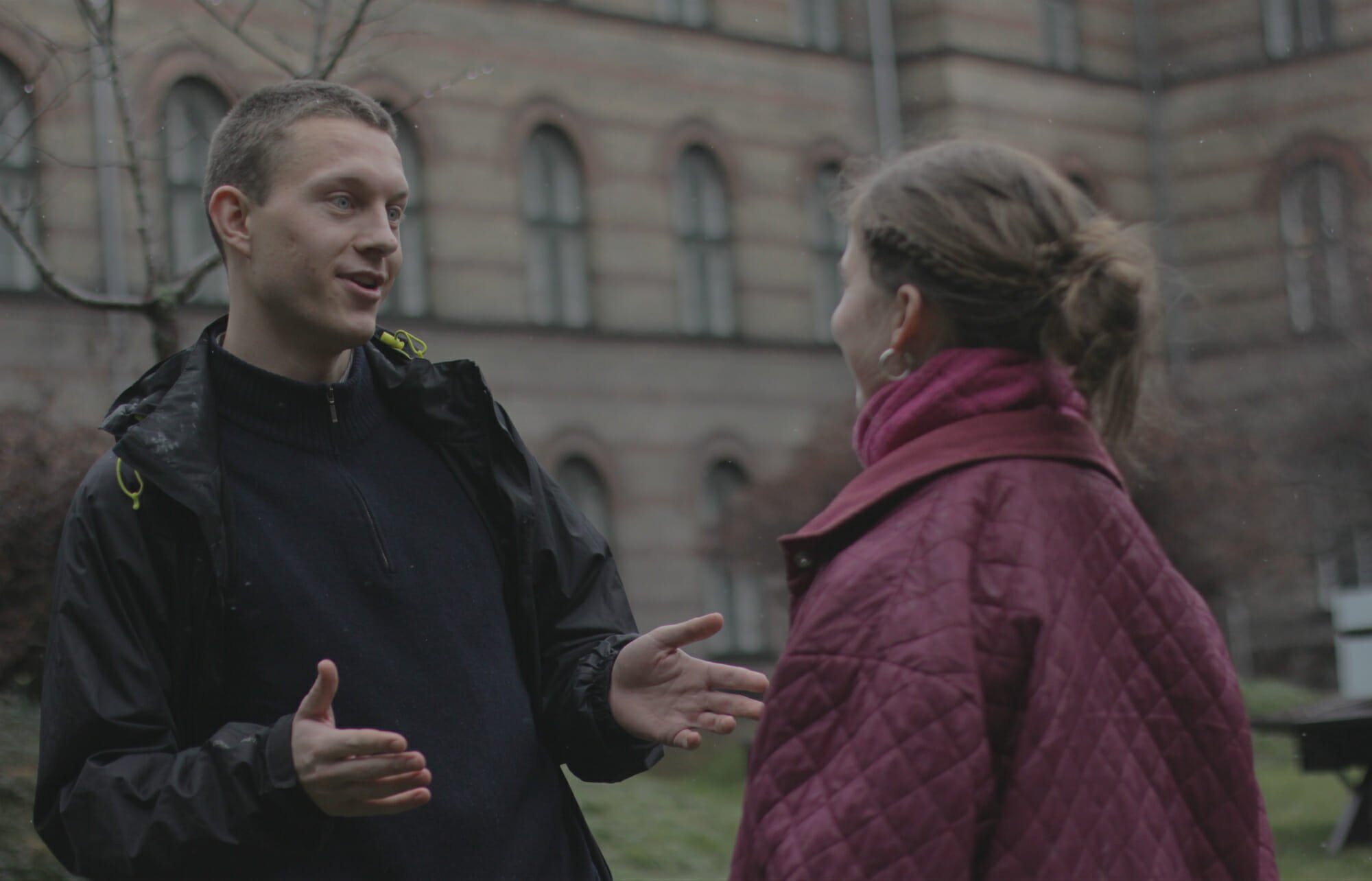 Frederik Baun Christensen og Marie Skovbye har været med til at arrangere den kommende klimastrejke på CSS.