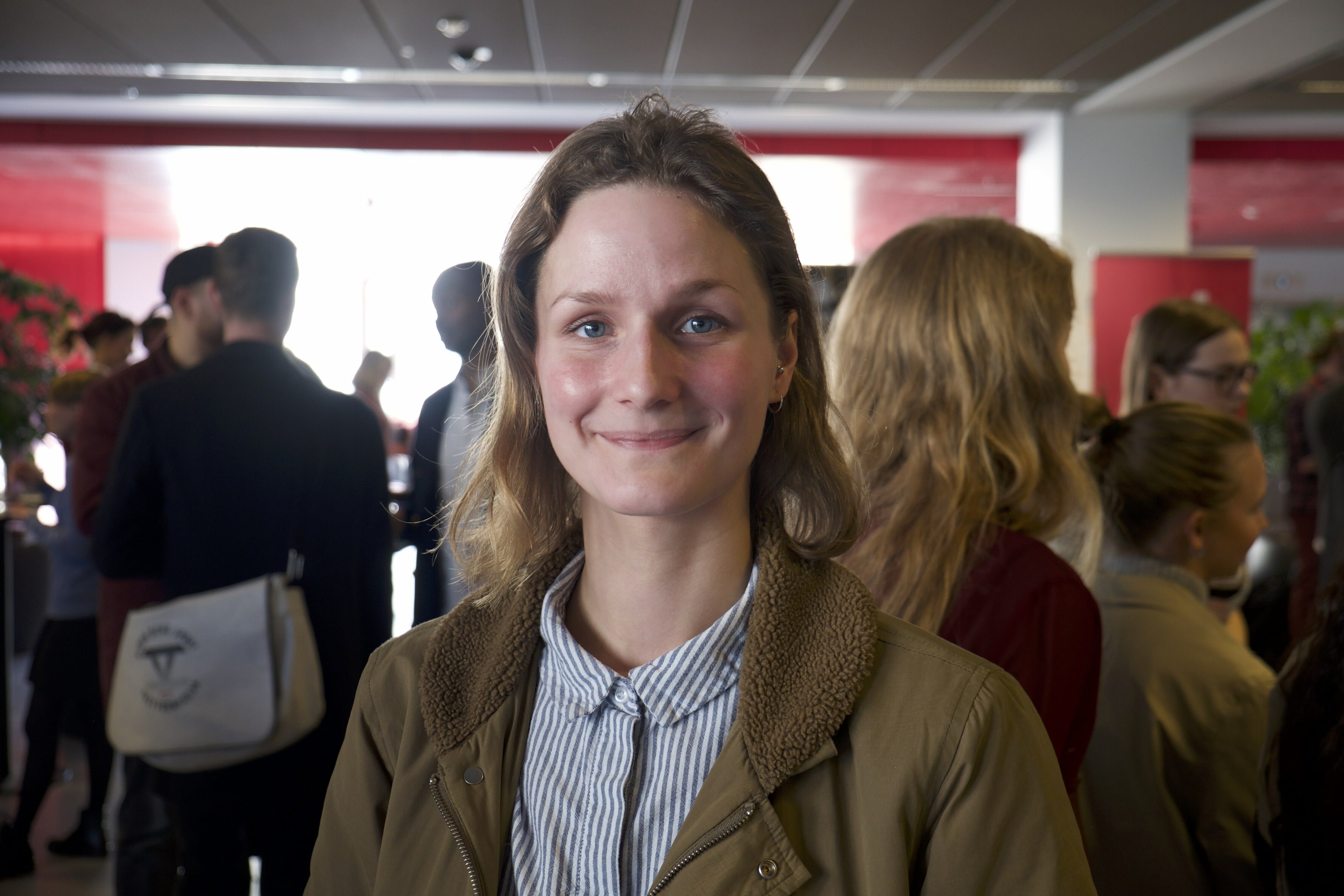 Studerende Anna Seppala til Meet n' Greet 2019 på INF.