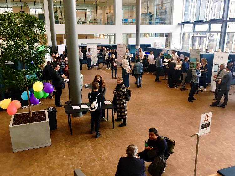 9. maj inviterede Innovation Hub studerende til matchmaking med et udvalg af start up-virksomheder. Det foregik på KUA3.