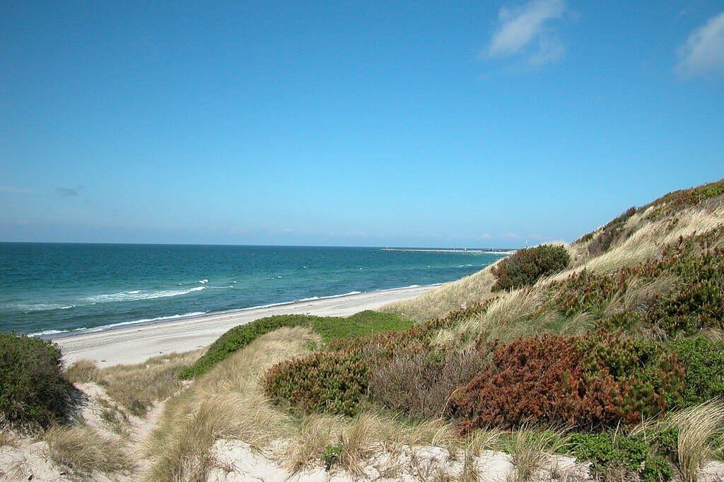 The lovely island, Anholt, has some beautiful typical Danish sandy beaches.