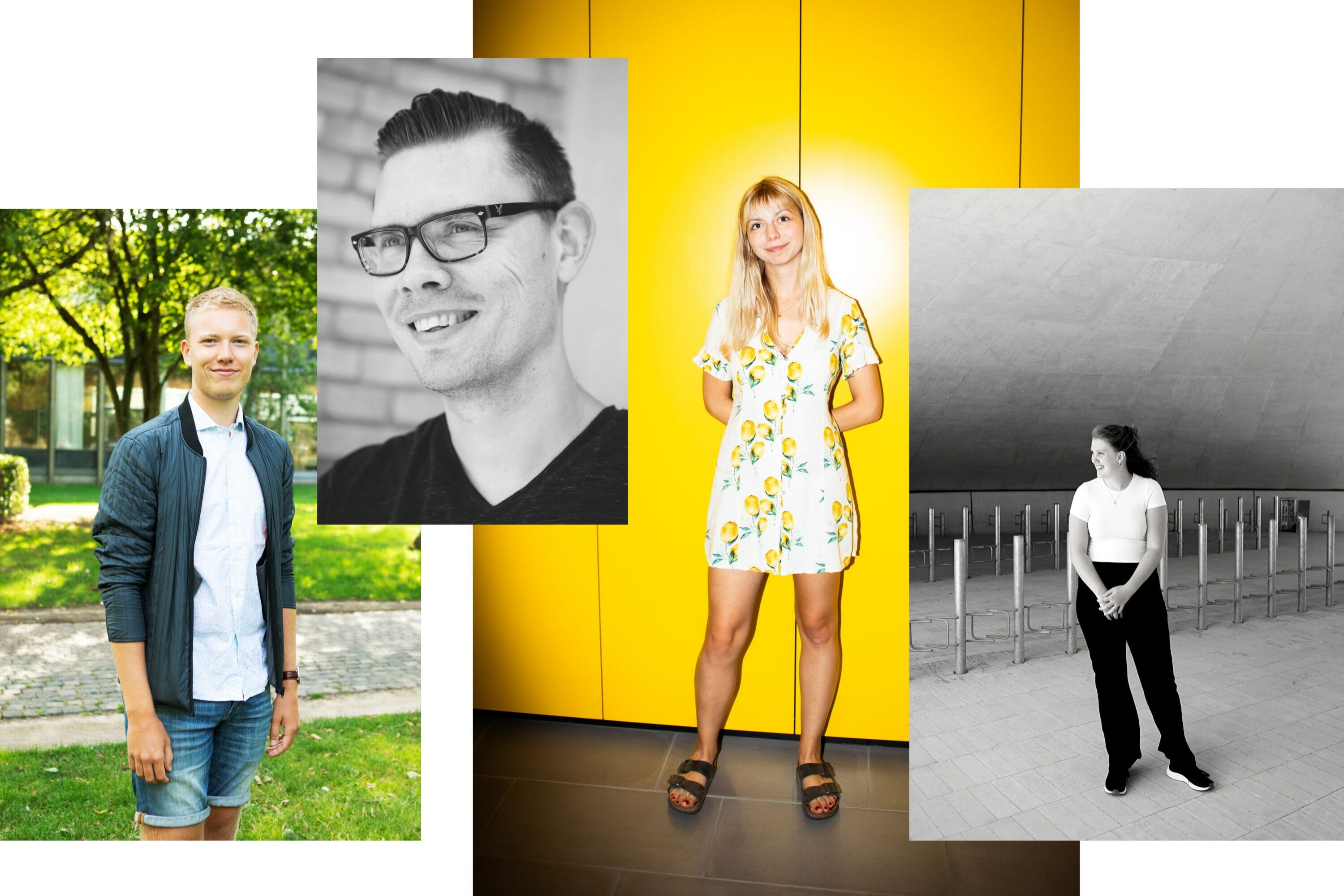 Fra venstre: Peter, Theis, Nela og Ida. 