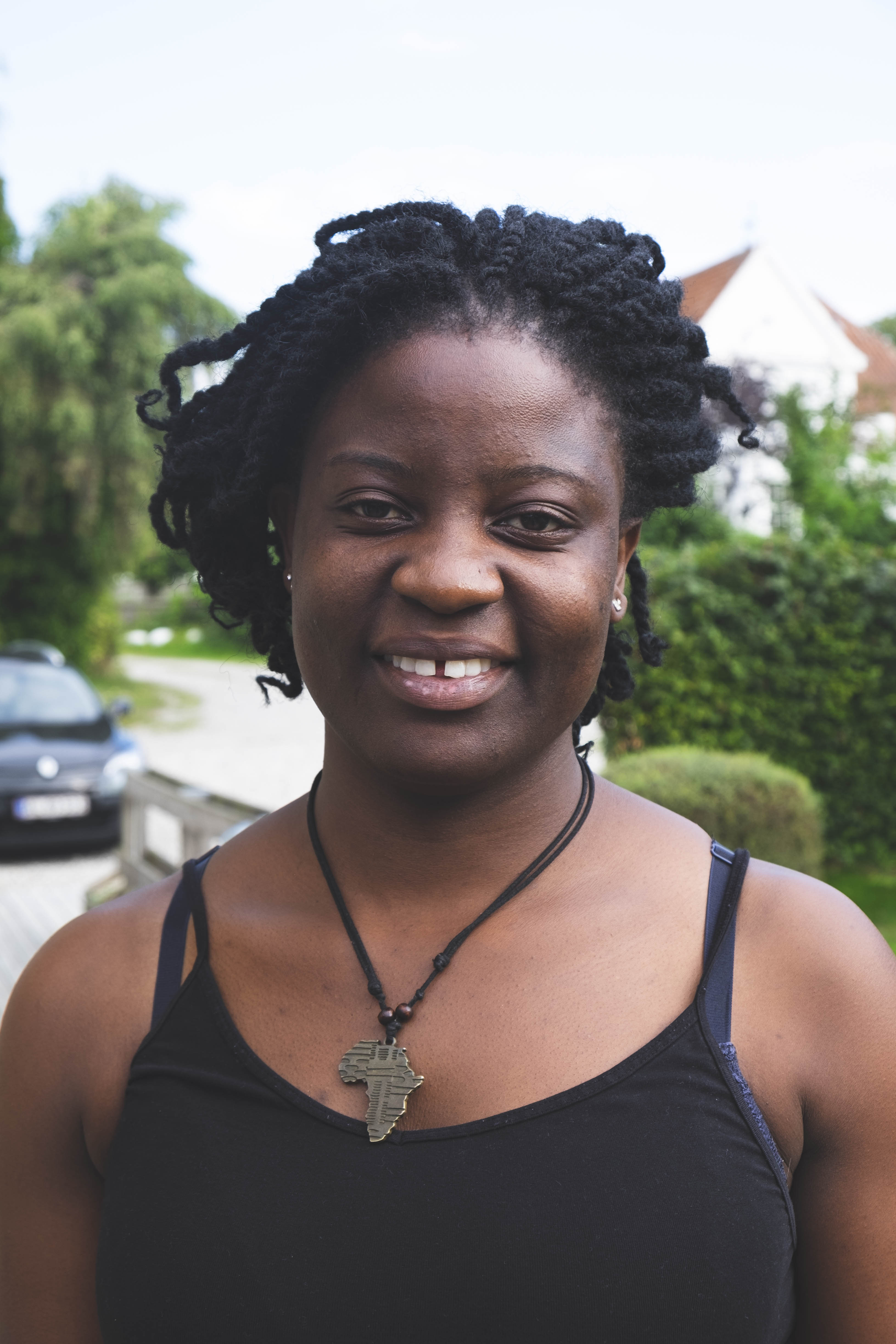 Maria is from Uganda, but is studying in Sweden. She has worked with Marta from Poland to reduce food waste in yoghurt containers.