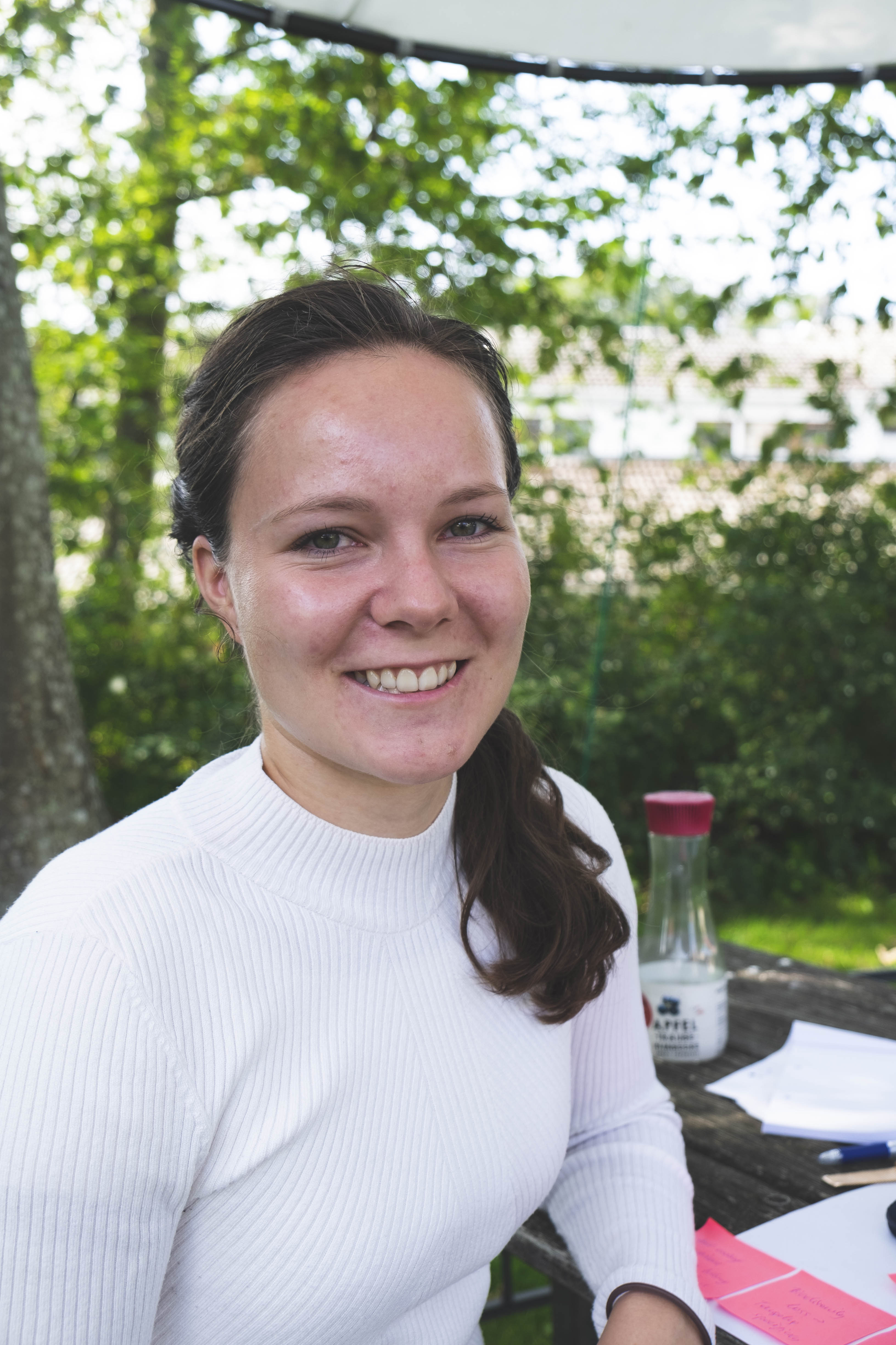 »I don't think you can learn to innovate by just reading the syllabus or listening to lectures,« said Martina from Austria about innovation