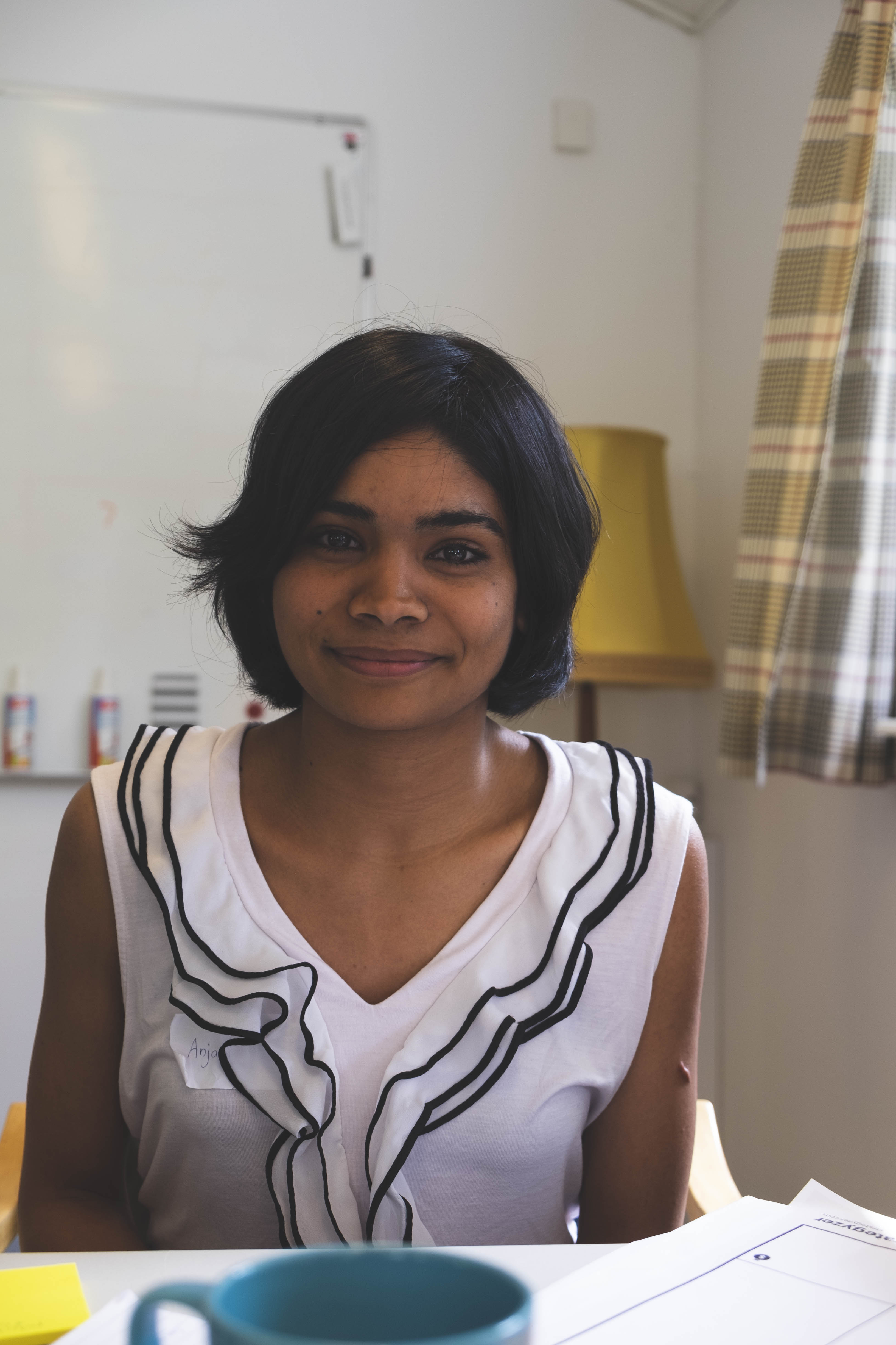 Lots of research about the water and food wastage is never shared, says Anjani: »We could make sure that it happens«.