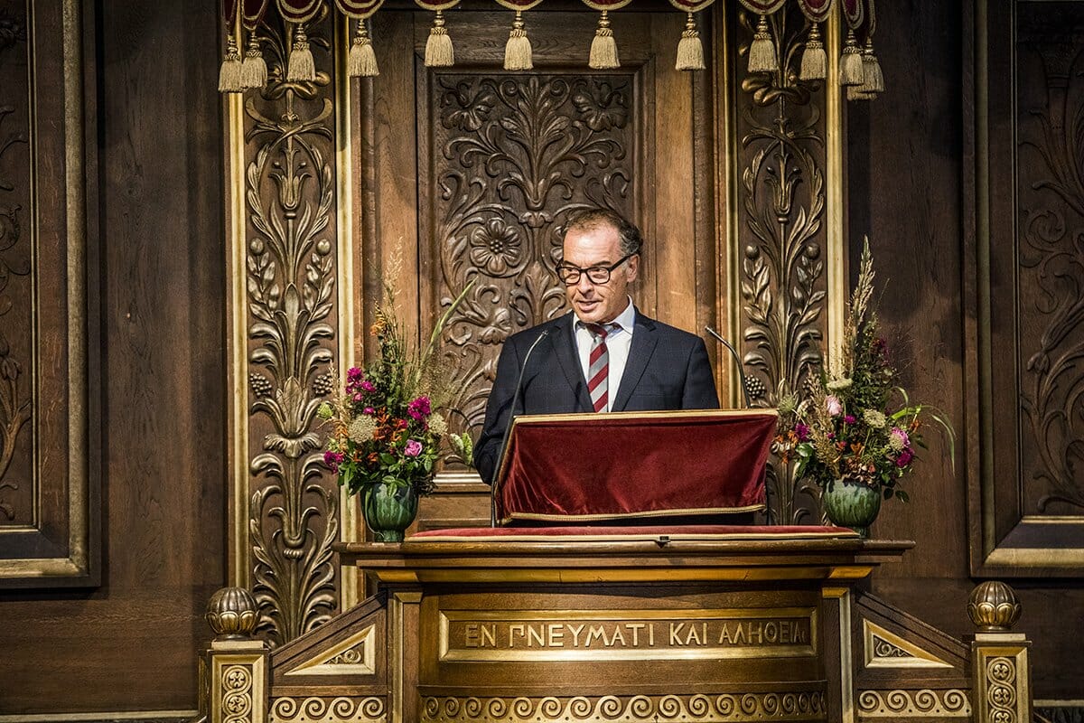 Mads Krogsgaard Thomsen taler ved Københavns Universitets årsfest 8. november 2019.