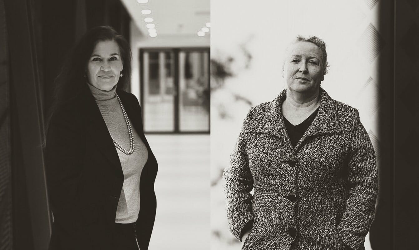 Anne Marie Shuhaiber Clemensen (tv) og Dorte Brix.