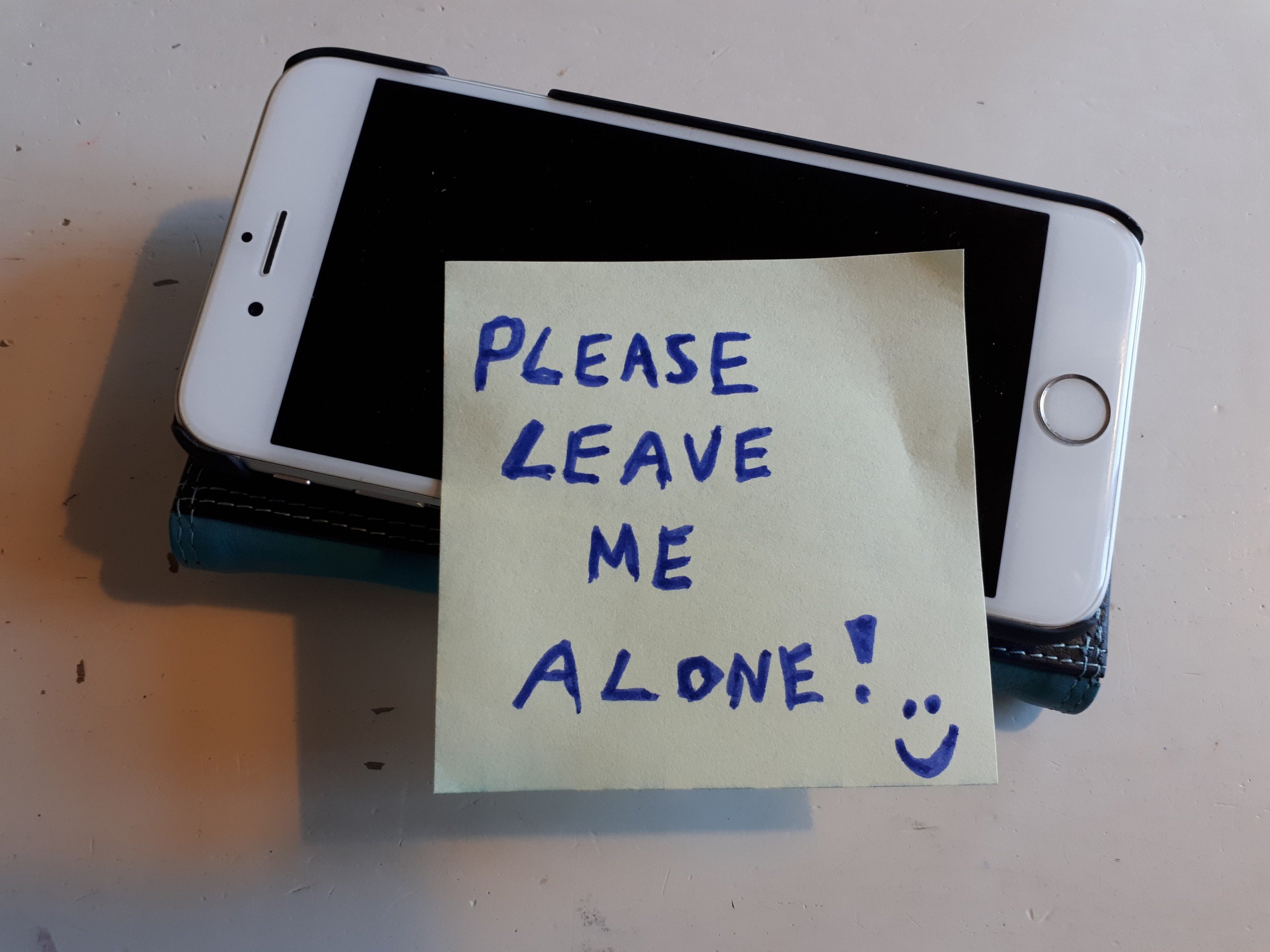 Your phone is constantly tempting you, interrupting your writing, and interfering with your deep thoughts.