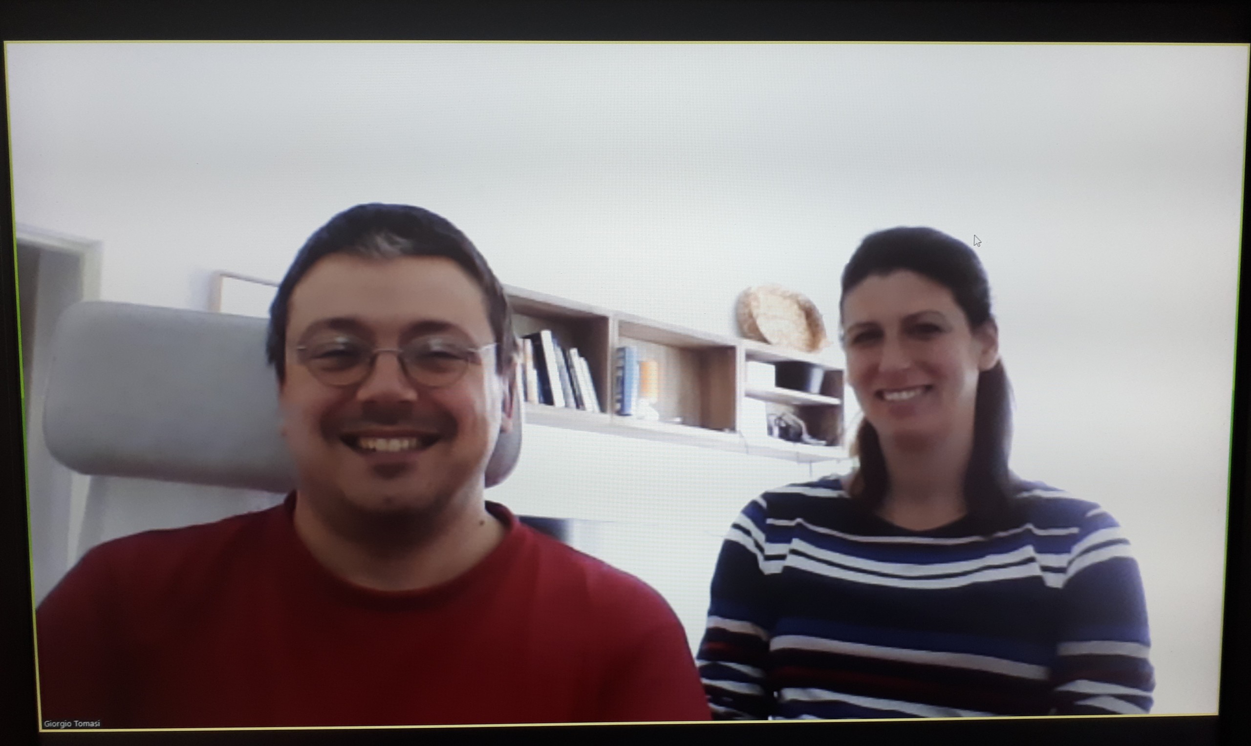 Giorgio Tomasi and Silvia Foresta have a baby on the way