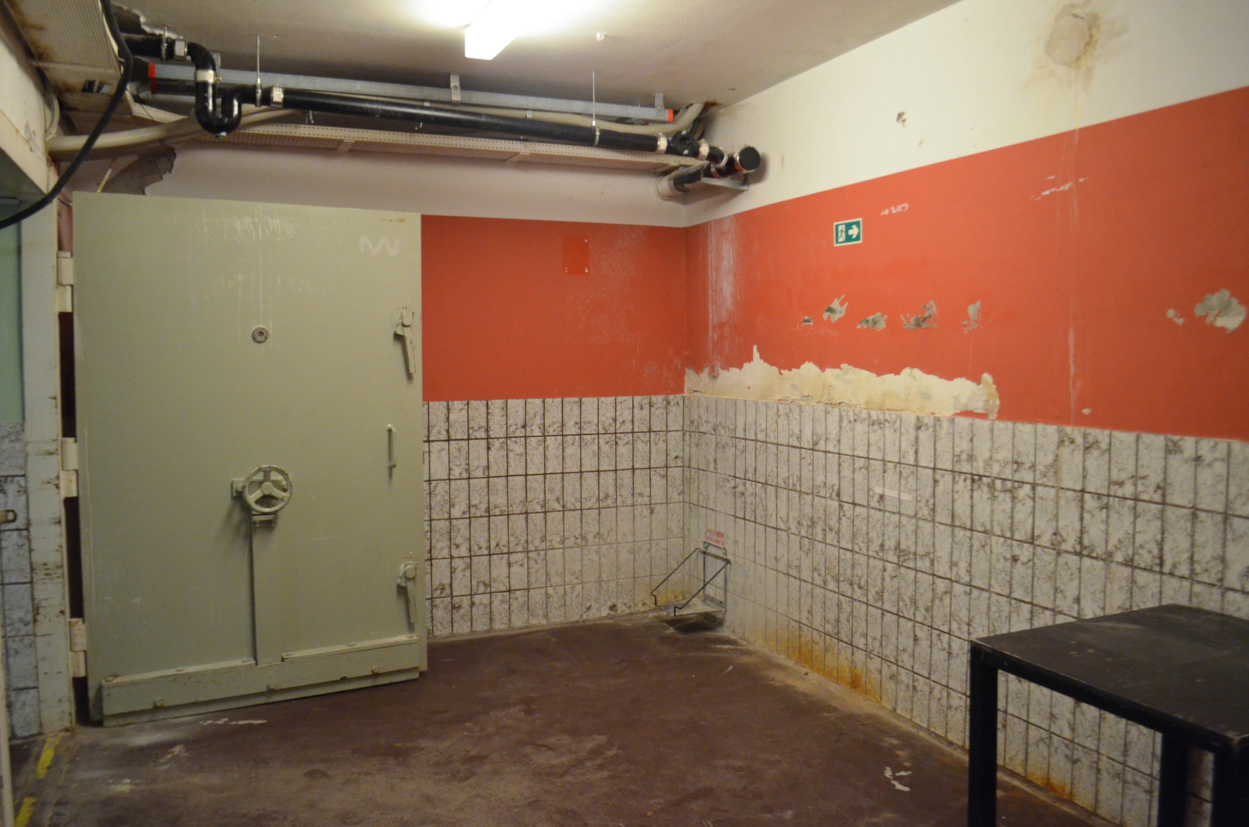 Underground operating room in the event of nuclear war.