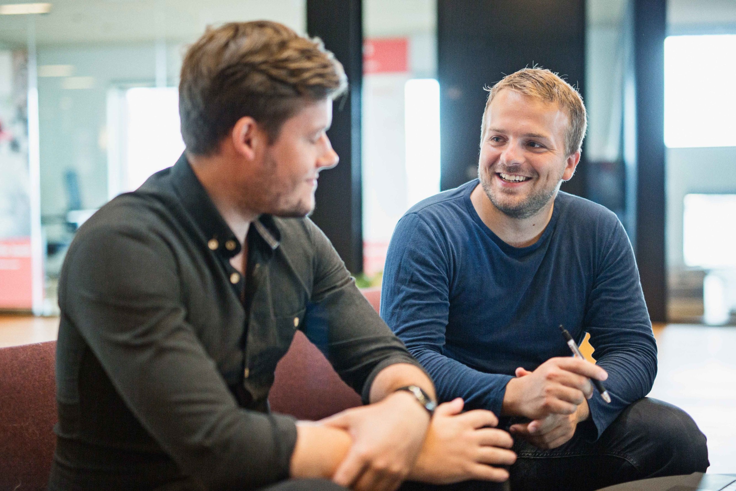 For Ulrik Borch of Injurymap (right), their company's biggest challenge has been to get people to do something that they're not really interested in doing, even though it's good for them