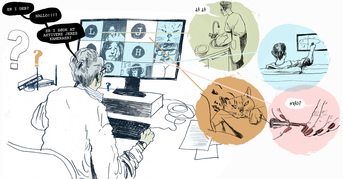 Der kan være mange forskellige grunde til, at studerende ikke tænder deres kamera, når de har onlineundervisning.