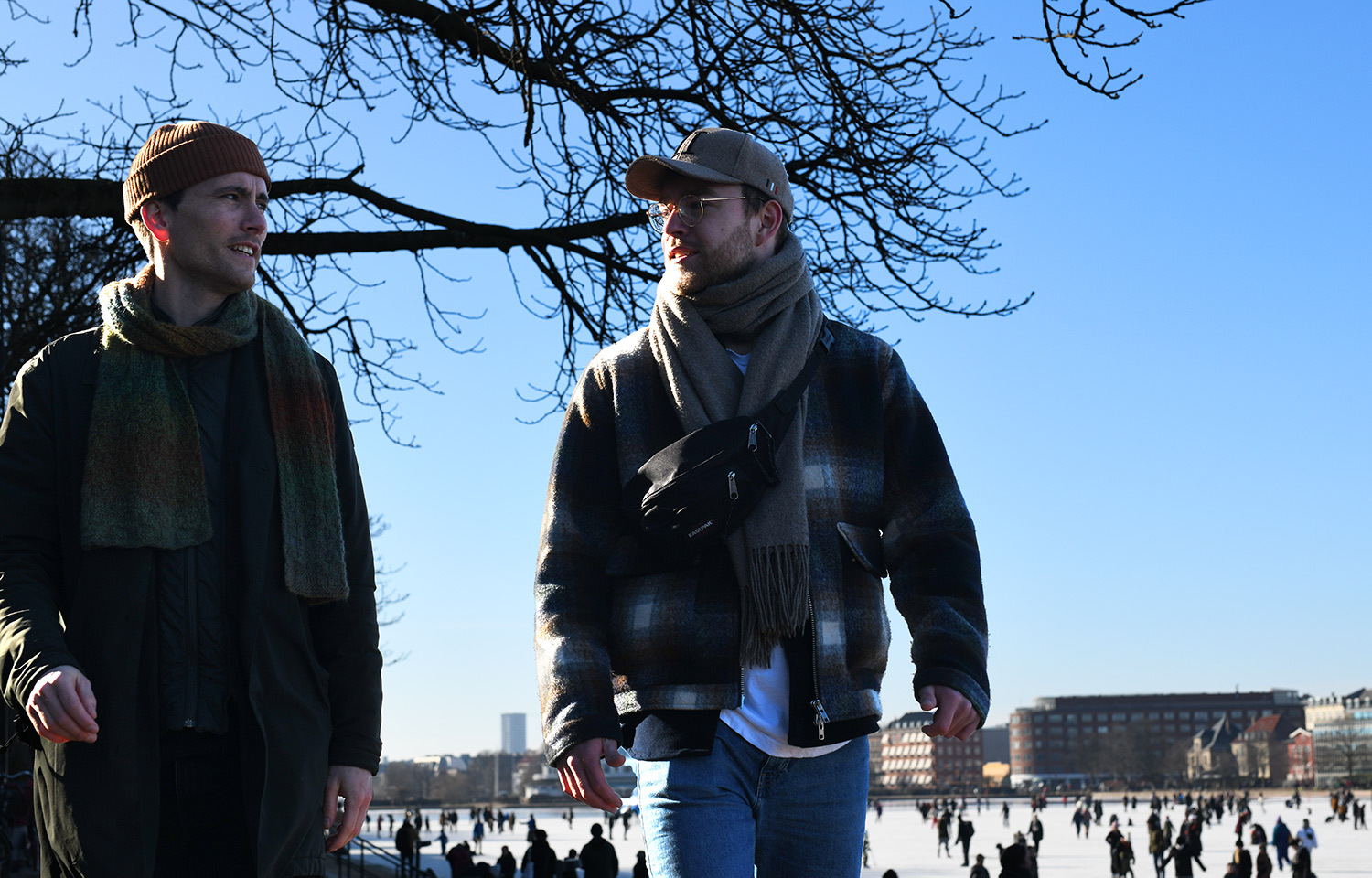 Samuel Féron (tv.) og Asgar André Hove Petersen var blevet bedt om at lade sig teste op til en orkestereksamen, der så blev aflyst i sidste øjeblik