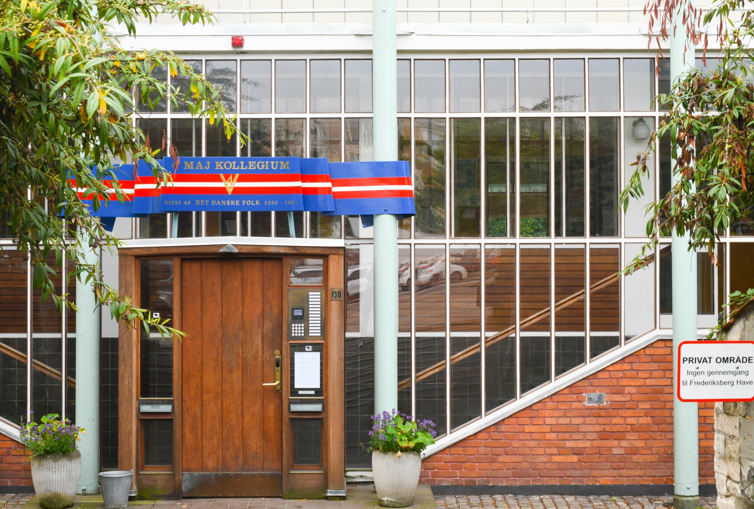 4. Maj Kollegiet blev stiftet til efterkommere af frihedskæmpere under 2. Verdenskrig.