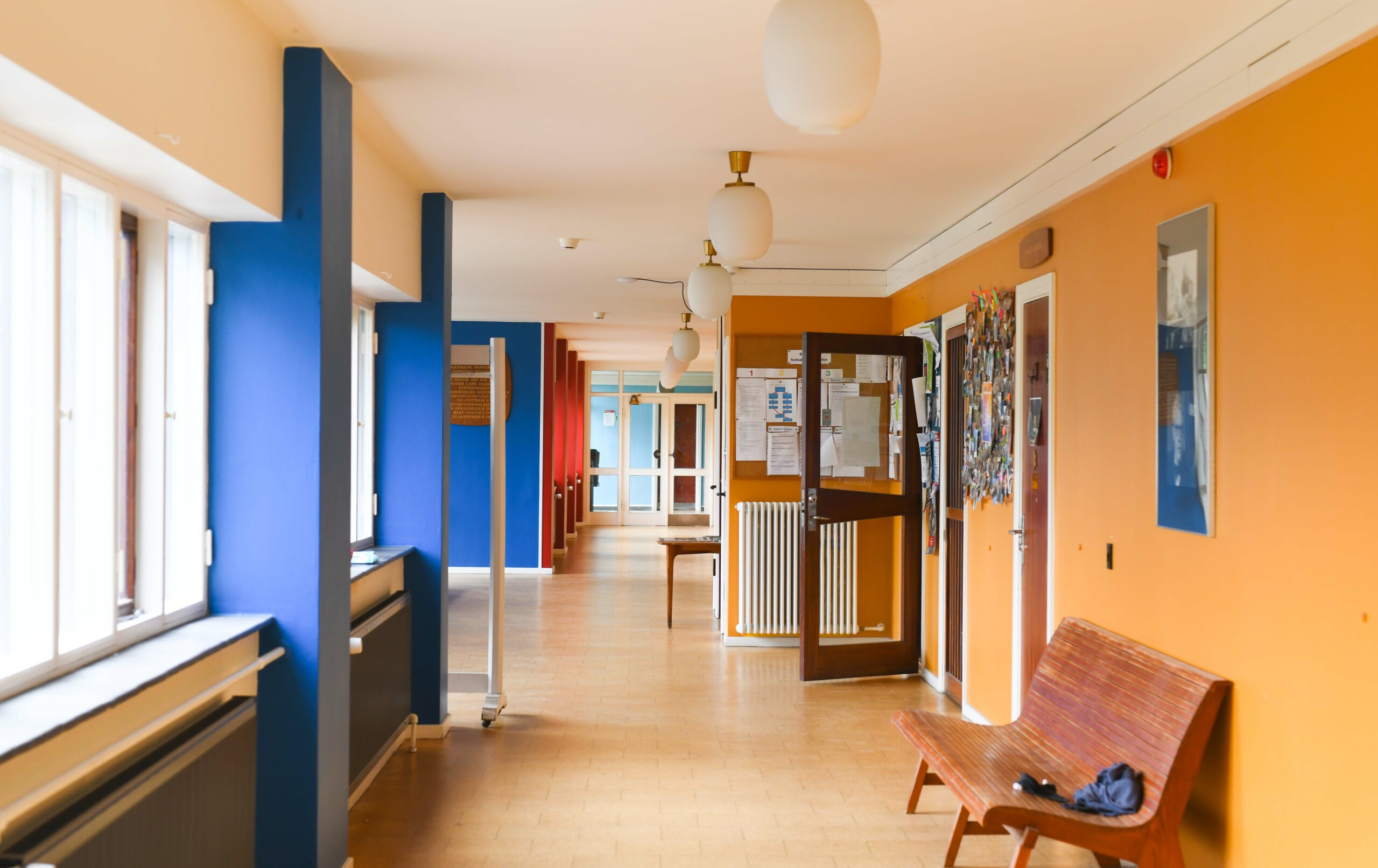 4. Maj Kollegiet ligger i en fredet bygning.