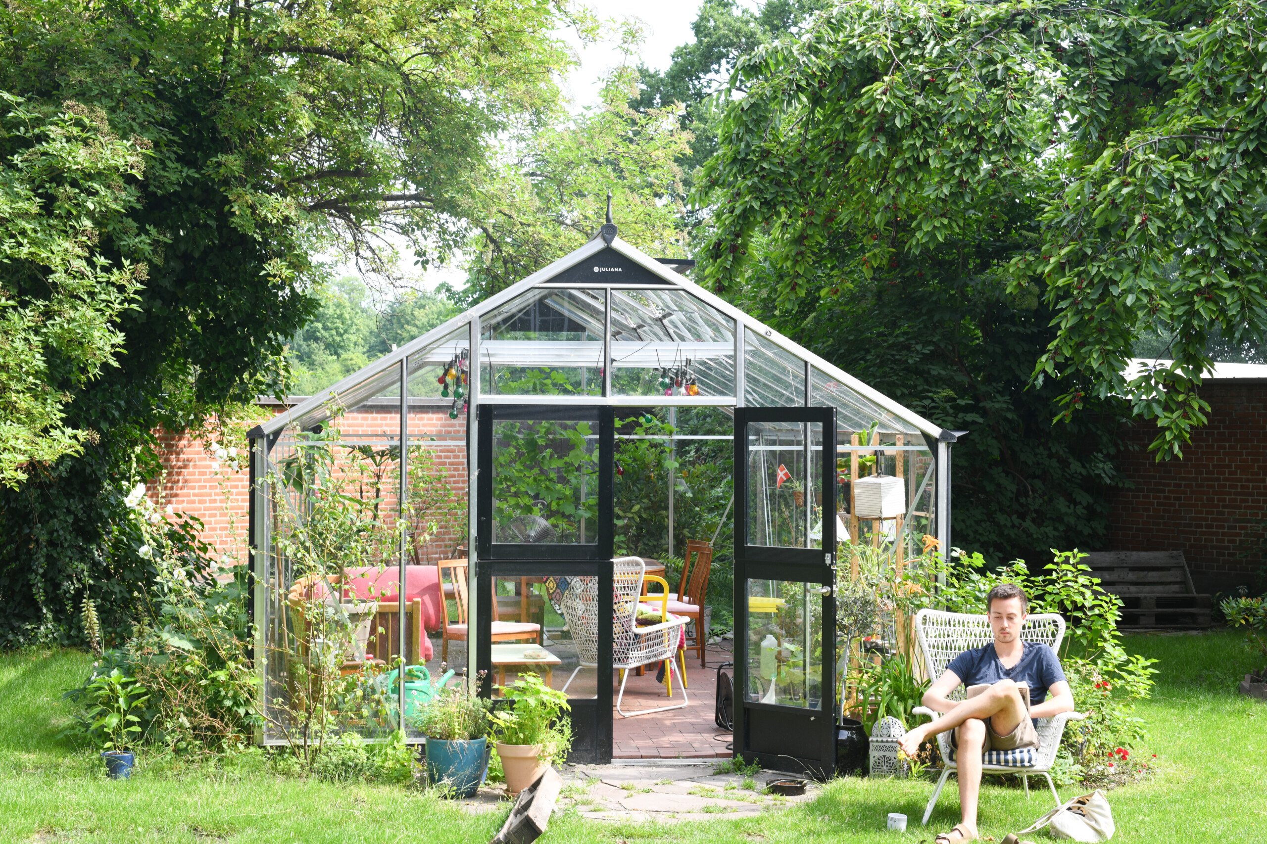 Kvinderegensens nyanlagte have.