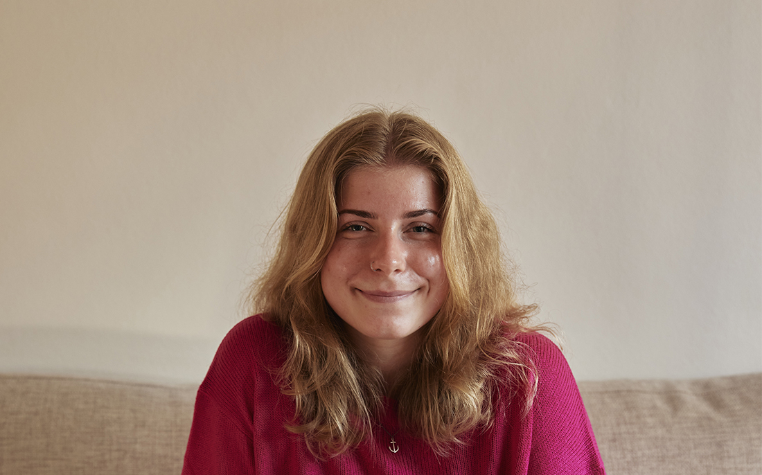 Mathilde Damm Andersen fortæller om at begynde på Københavns Universitet i coronaåret 2020.