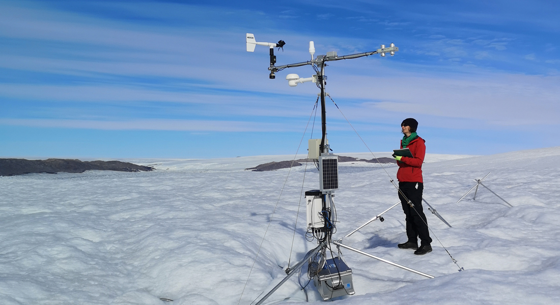 Nanna B. Karlsson på Grønland. 