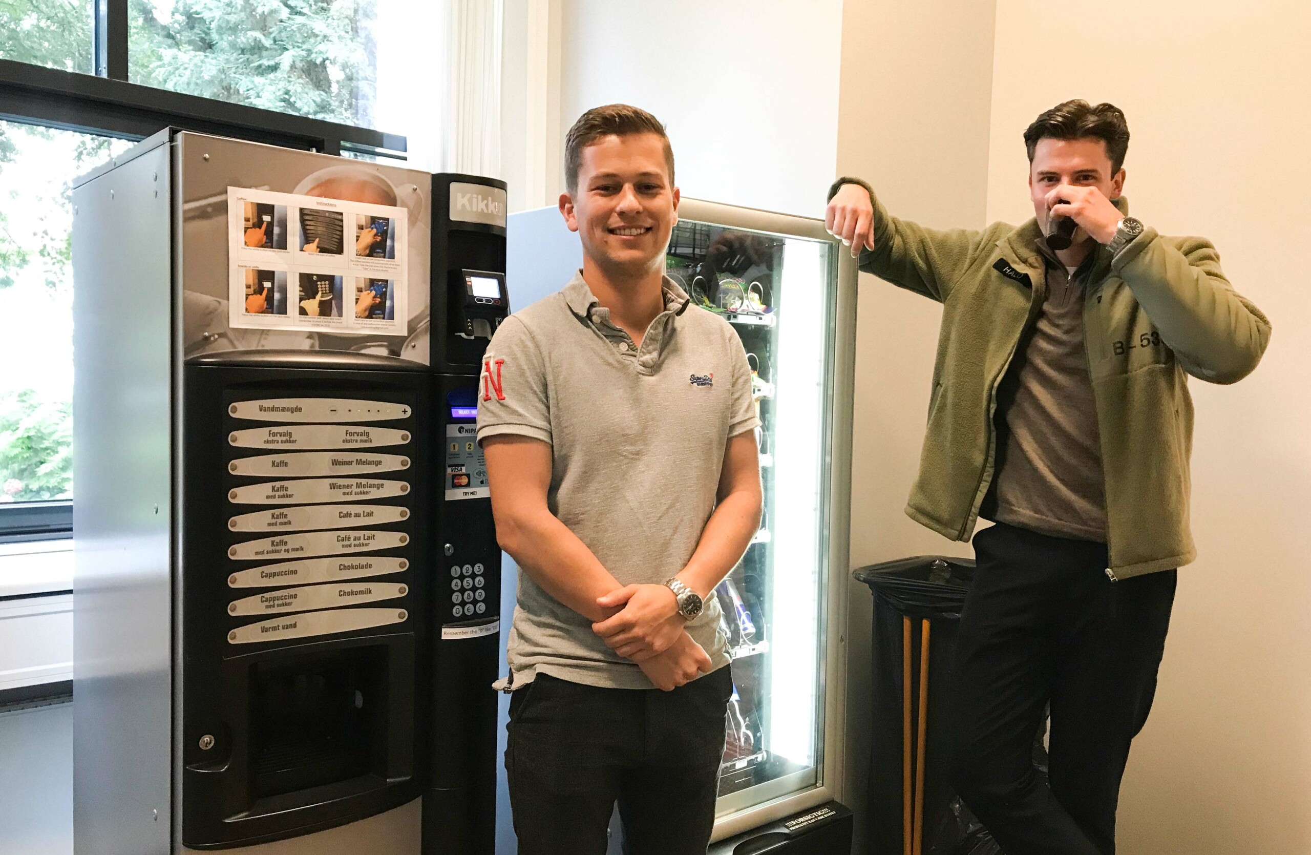 »You have to find your edge,« says Casper Ladefoged (left) about running a business.