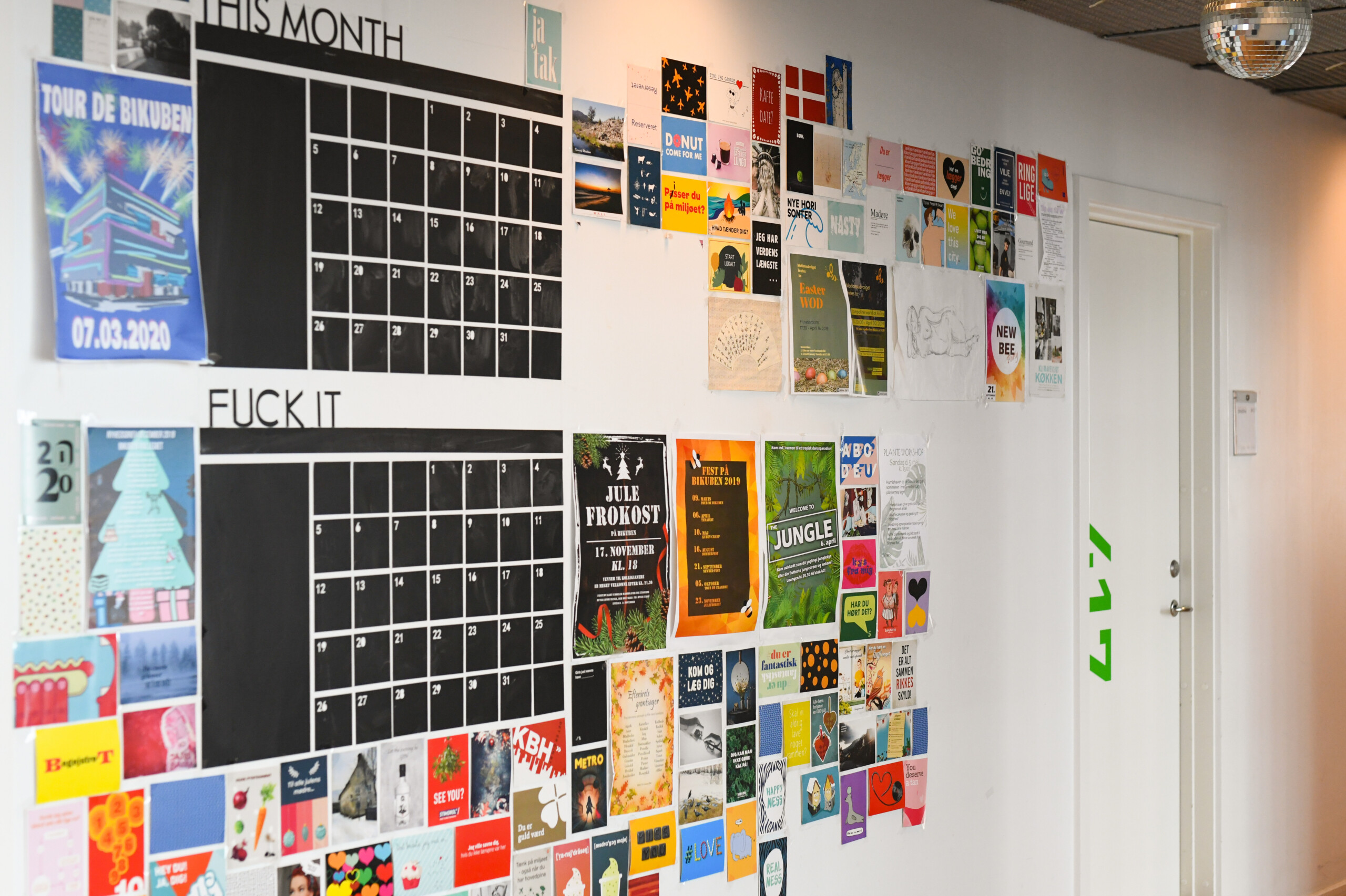 Beboerne på Bikuben holder selv styr på fælles pligter og arrangerer sociale arrangementer.