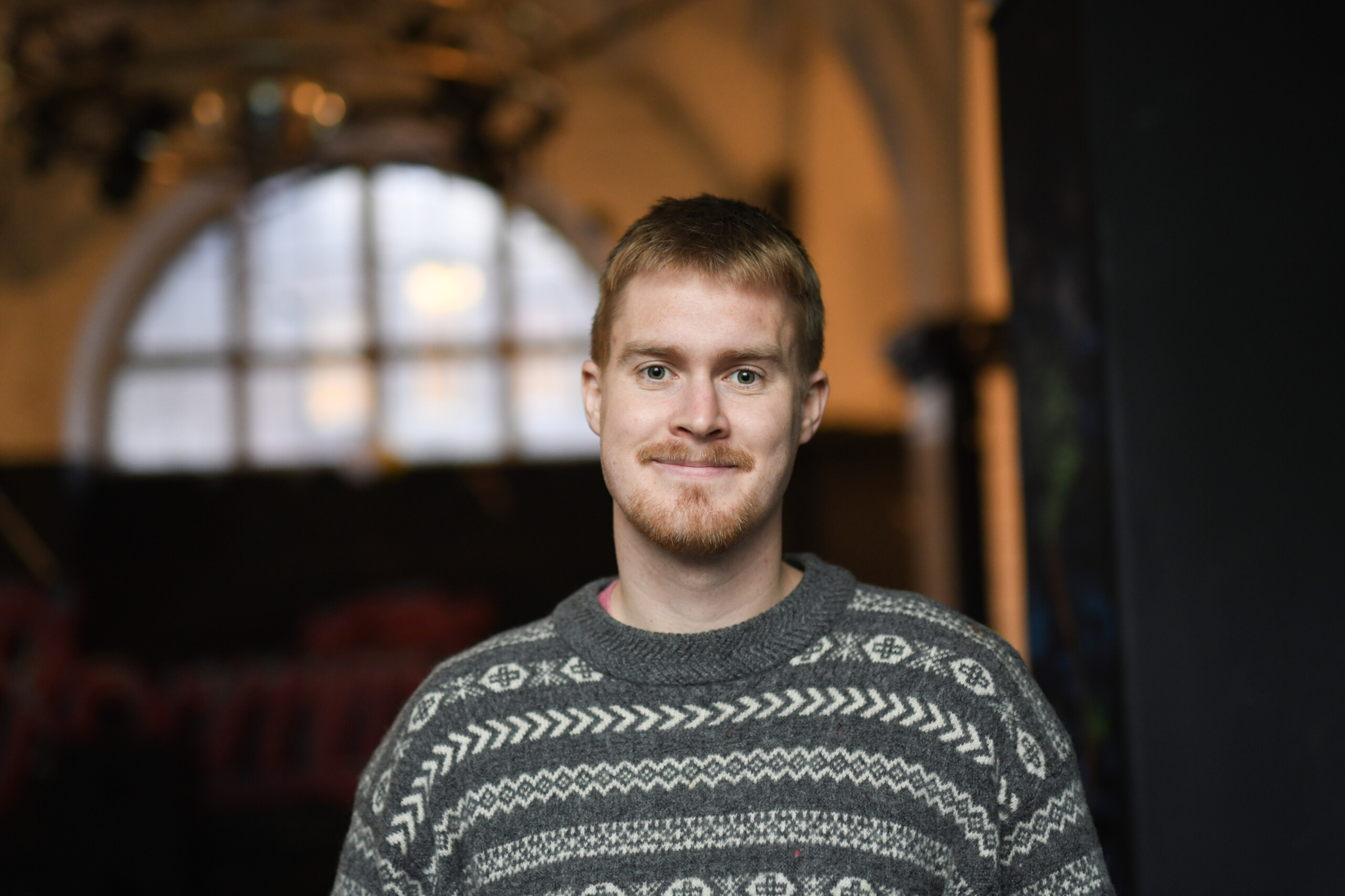 Antropologistuderende Halfdan Ekins.