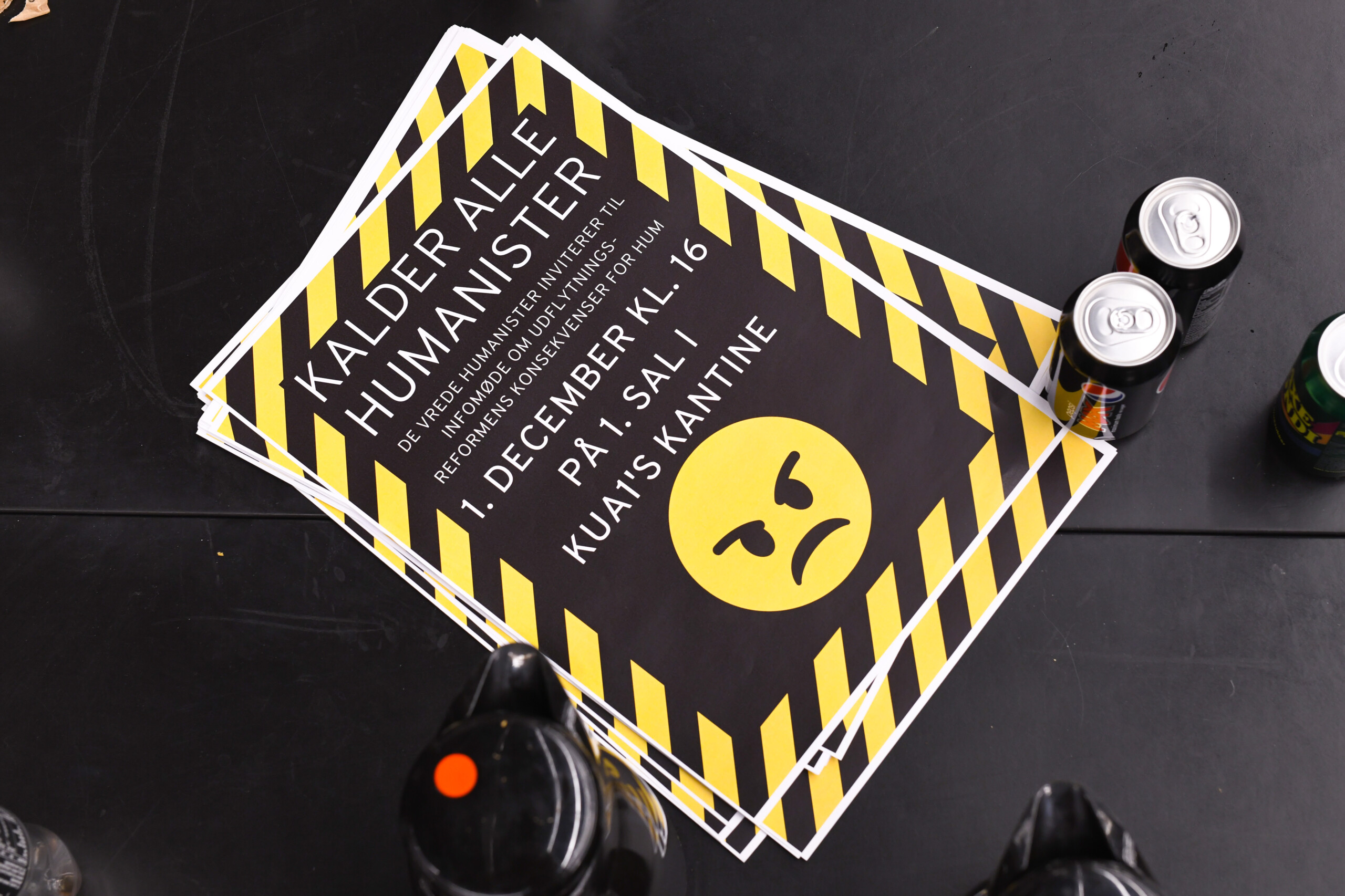 Plakat på Søndre Campus.