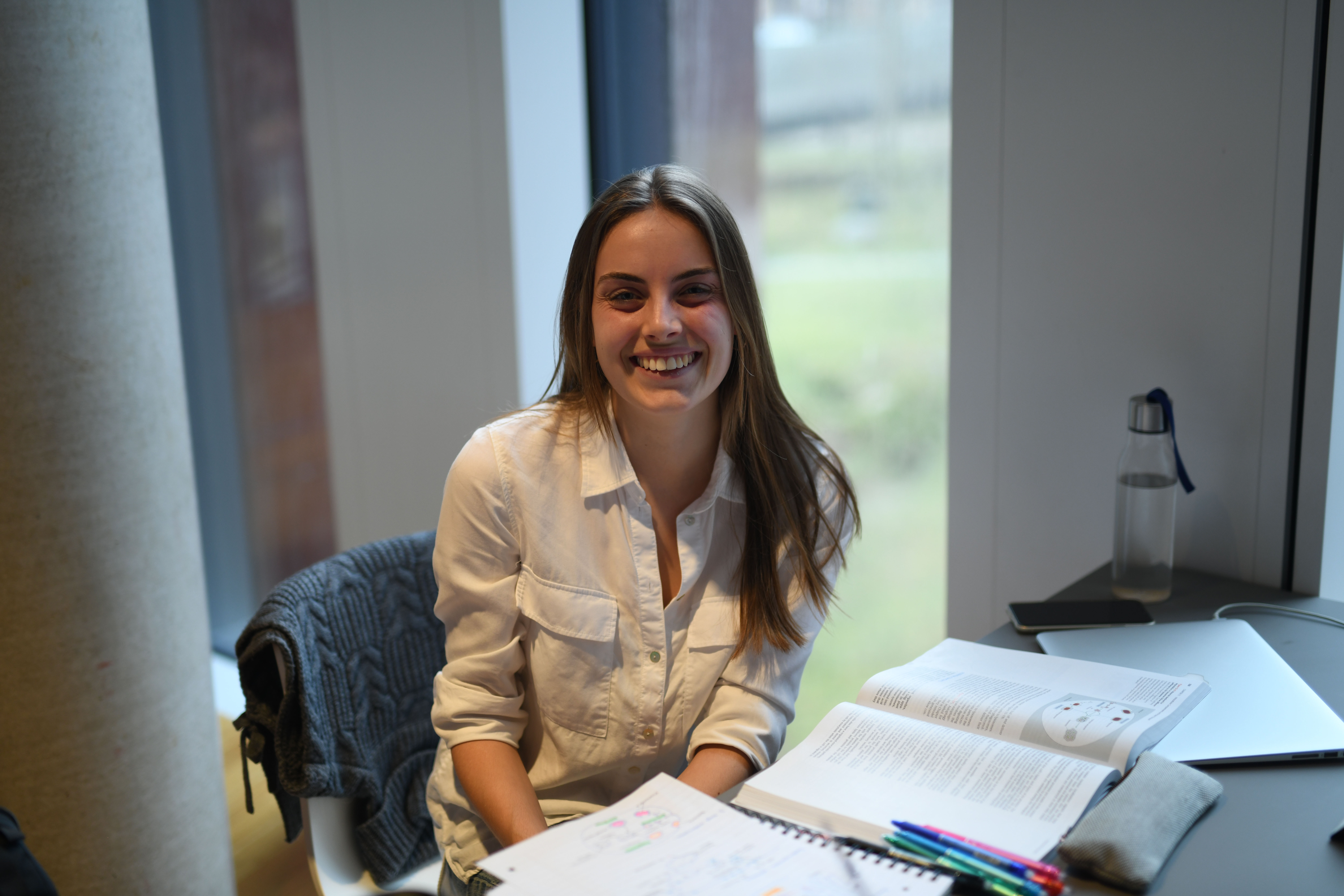 Elisabeth Andersen læser medicin på andet semester.