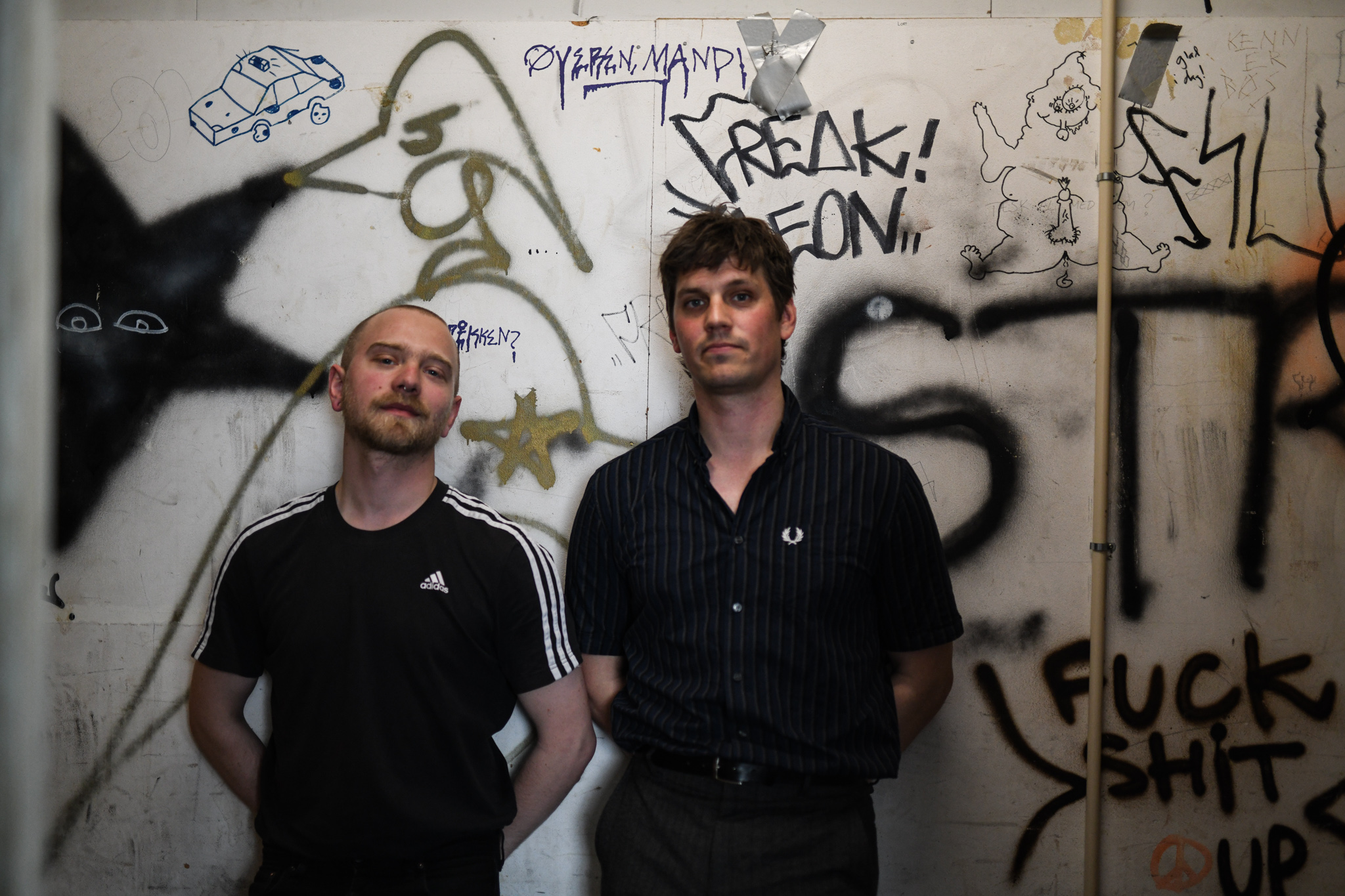 Lauge Jørn (tv.) og Frederik Gøtzsche vil gøre op med popkulturens stereotypificerende fremstillinger af psykisk sårbarhed.