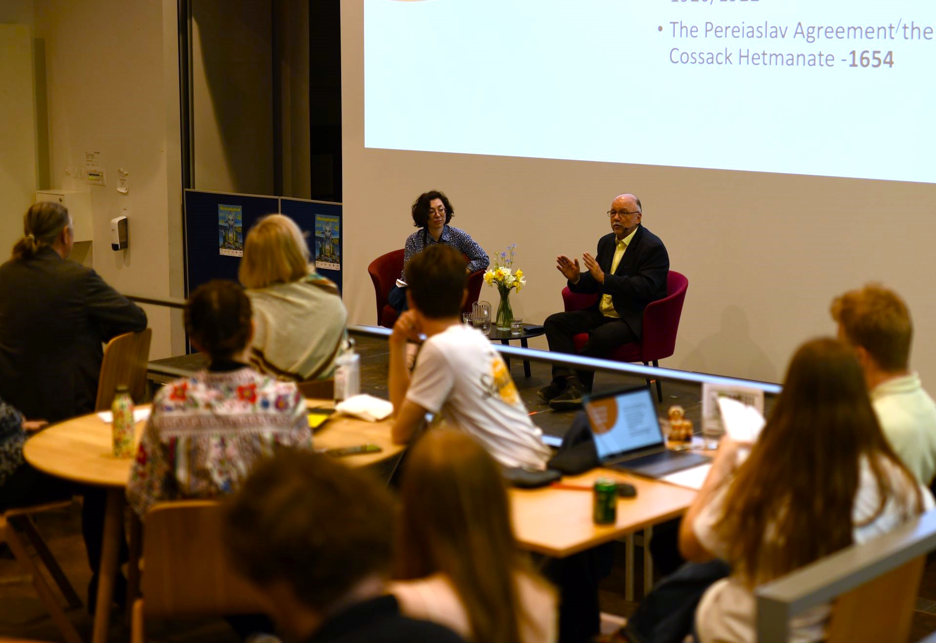 En samtale med den ukrainske forfatter Andrej Kurkov var blandt andet på programmet, da der blev afholdt Ukrainefestival