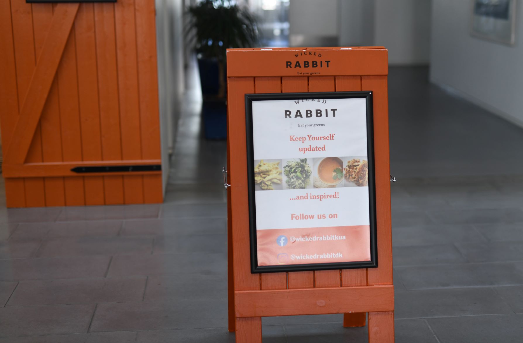 The Wicked Rabbit canteen serves vegetarian and vegan food and is on the South Campus KUA.