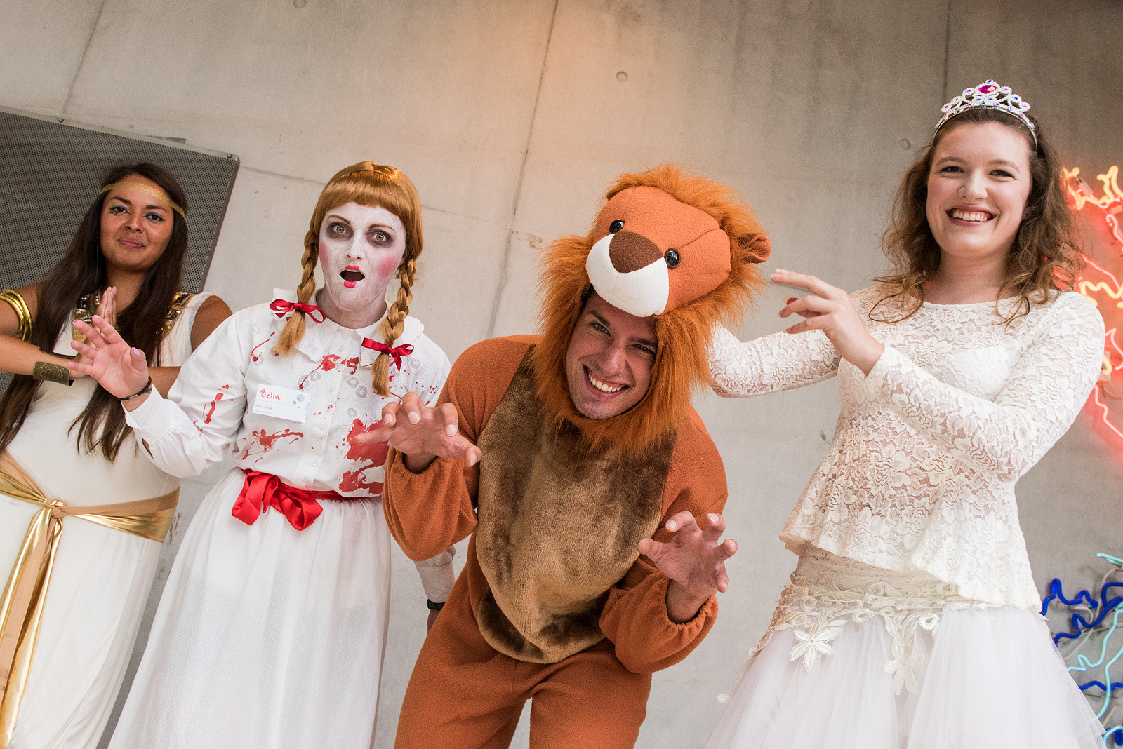 Arkivfoto: Udklædning til hyttetur på Biologi.