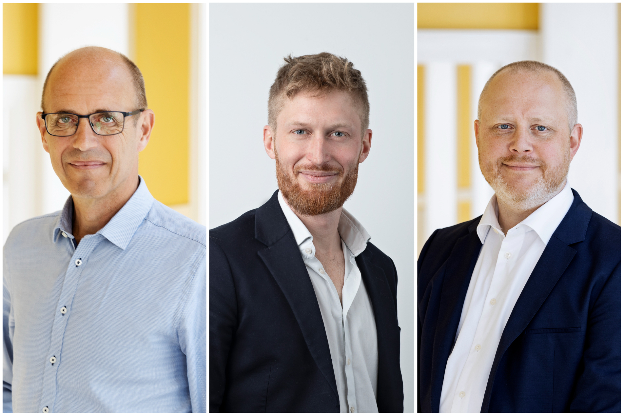 Fra venstre: Henrik C. Wegener, Kristian Cedervall Lauta, David Dreyer Lassen.