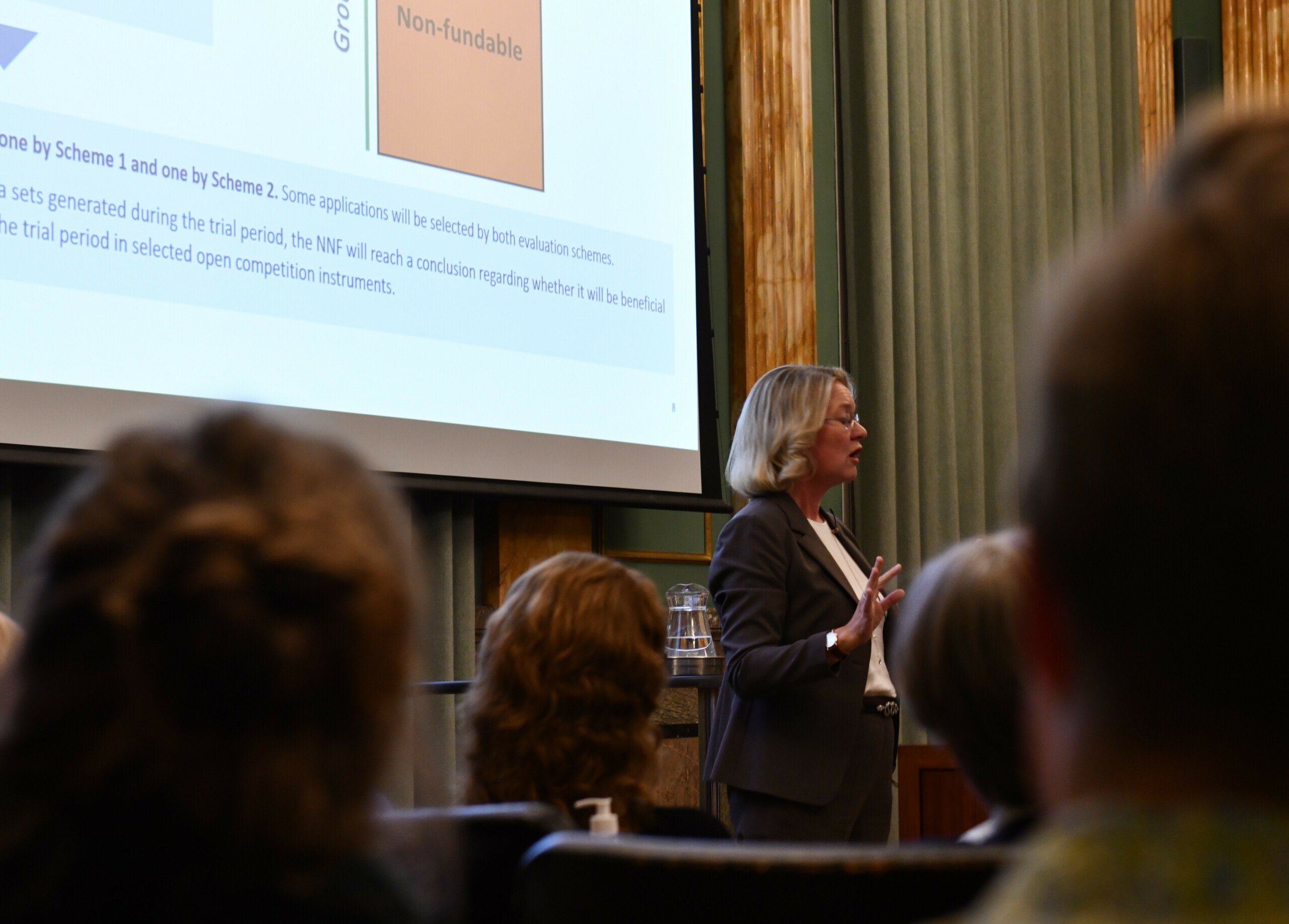 Lene Oddershede fra Novo Nordisk Fonden.