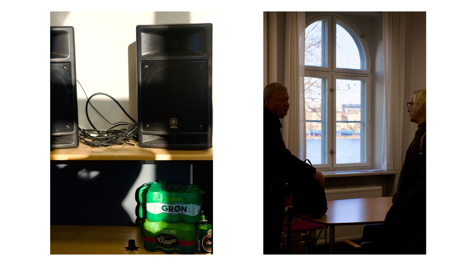 Den halve ramme øl minder om lokalets nære fortid som tilhørssted for en studenterforening på Center for Sundhed og Samfund. Men nu rykker KU Seniorforum ind i lokalerne.