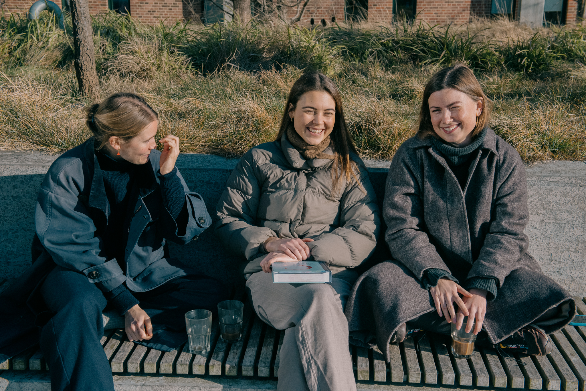 Iben Kragh Rasmussen, Martine Ditlev og Katrine Grønbæk Tidemand der sammen læser medicin på 12. semester.