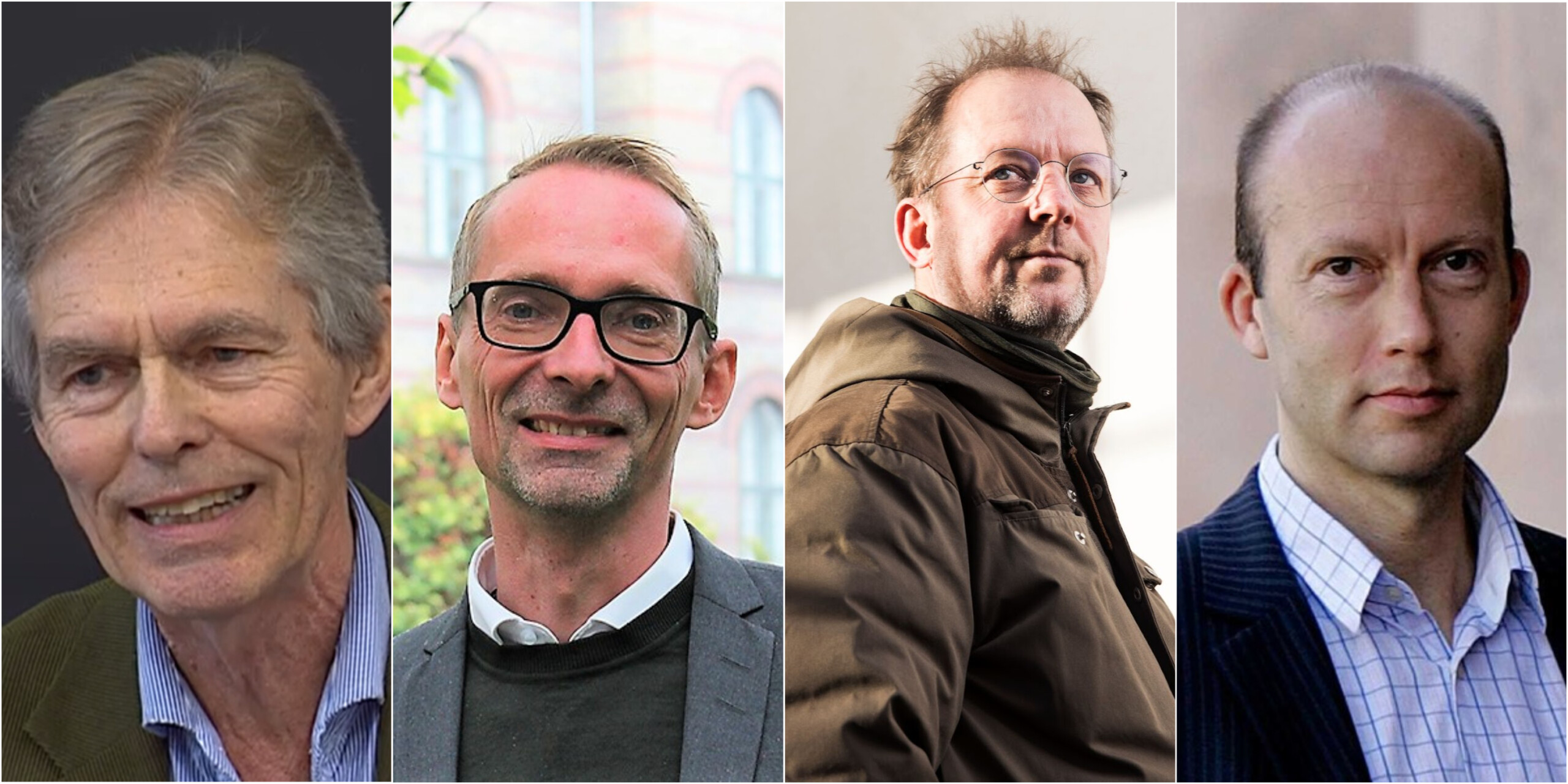 Fra venstre: Jørn Vestergaard, Kristian Søby Kristensen, Mogens Fosgerau og Michael Gøtze er blandt de mest citerede eksperter på Københavns Universitet. 