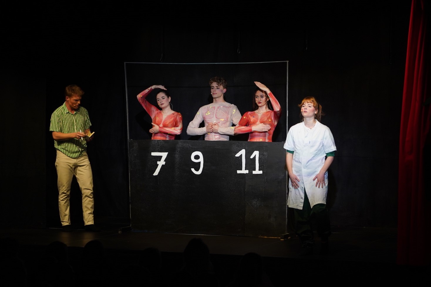 Sketch om læsesalskrigerne på tredje semester.