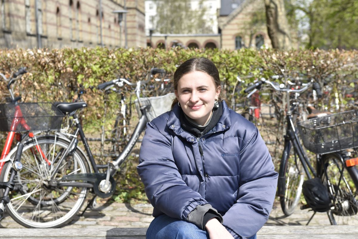 Auriane Engsted, økonomistuderende på andet semester.