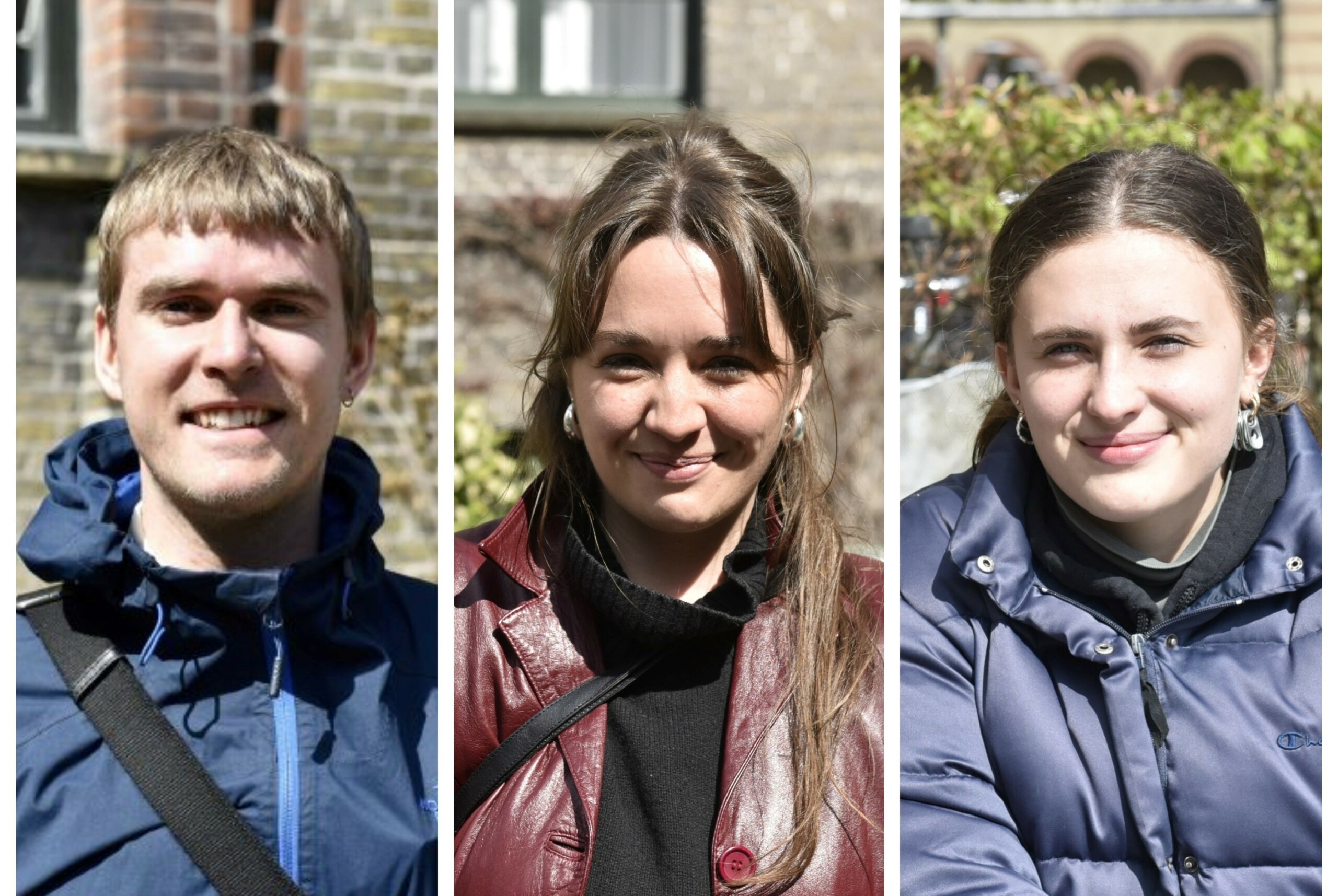 Eskil Buchardt, Elizabeth Bentsen og Auriane Engsted. Alle studerende på Københavns Universitet. 