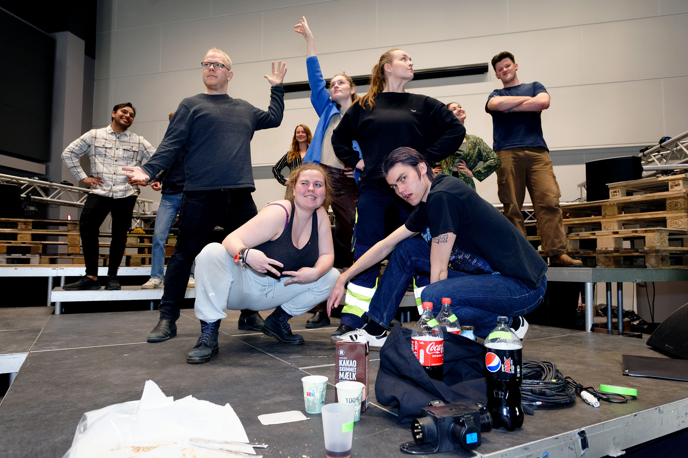 Gruppen af studerende har valgt at opføre den 50 år gamle musical Joseph And The Amazing Technicolor Dreamcoat.