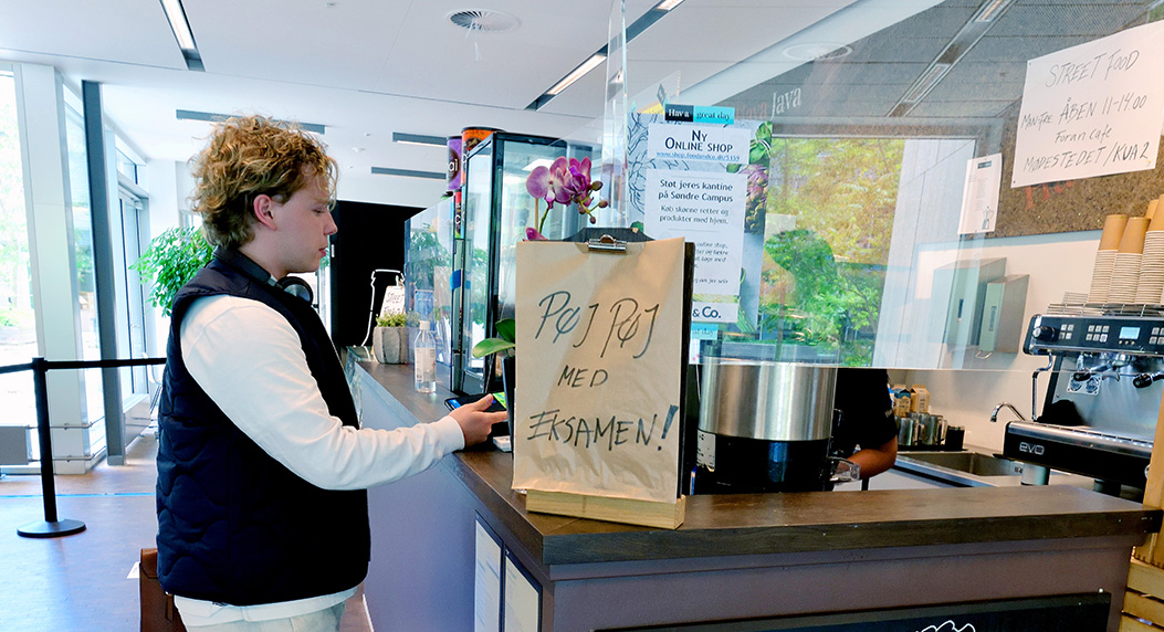 Arkivfoto fra campus på Det Juridiske Fakultet