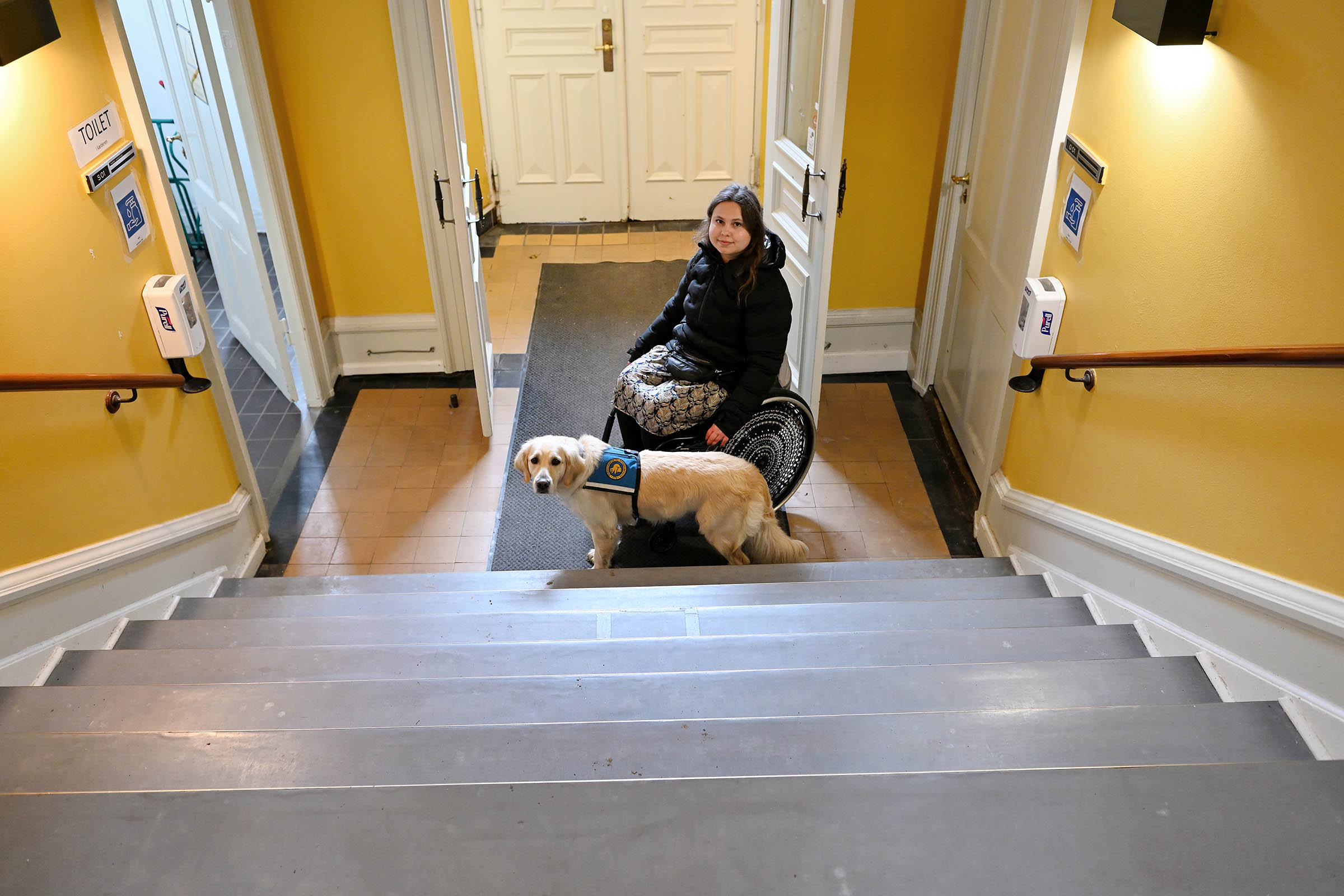 Der er ingen alternativer til denne trappe.