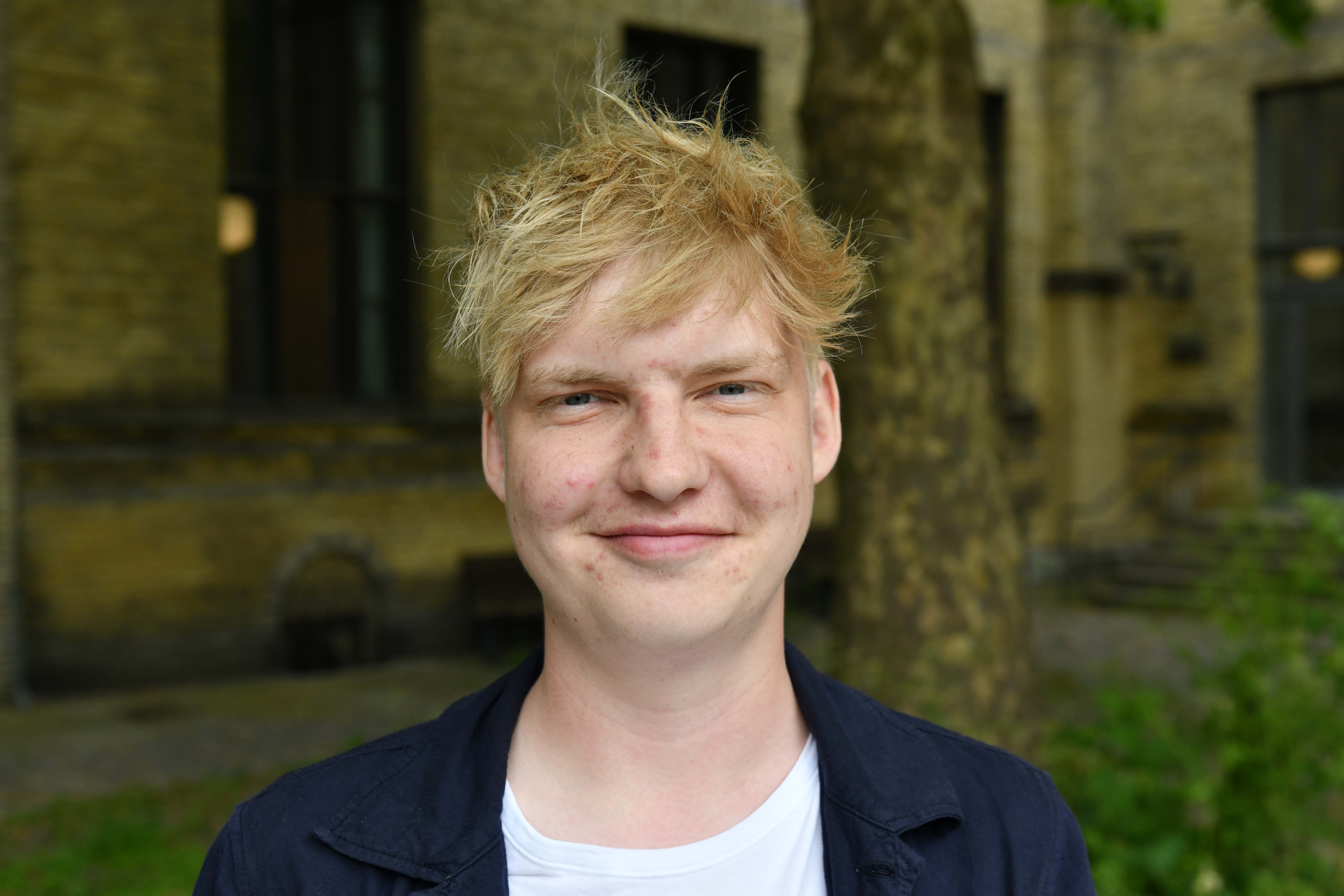 Marcus Bech læser Miljø- og Fødevareøkonomi, hvor han er i færd med at skrive sit bachelorprojekt.