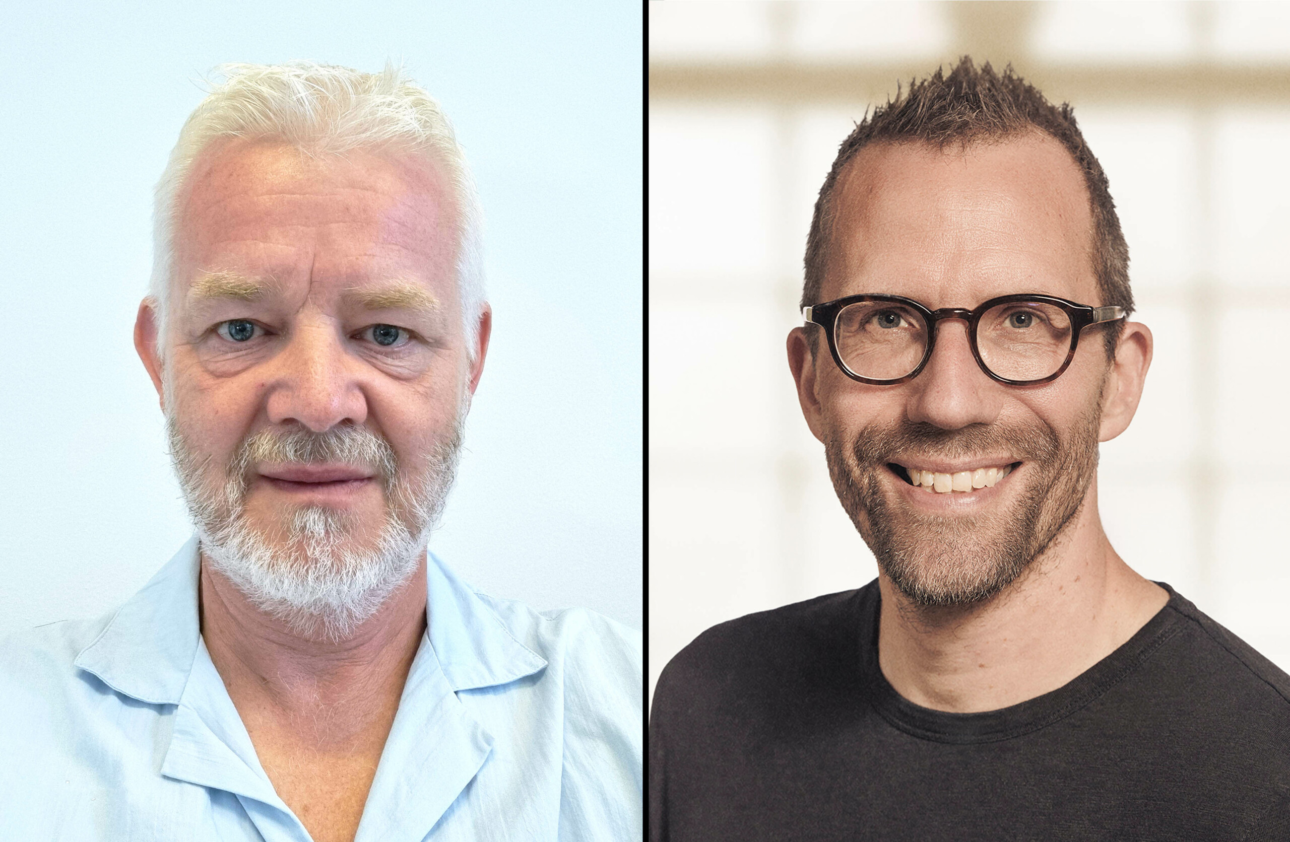 Til venstre: Kim Otto Ursin Johansen, privatfoto. Til højre: Stefan Nordgaard, foto af Lisbeth Holten. Collage: Uniavisen.