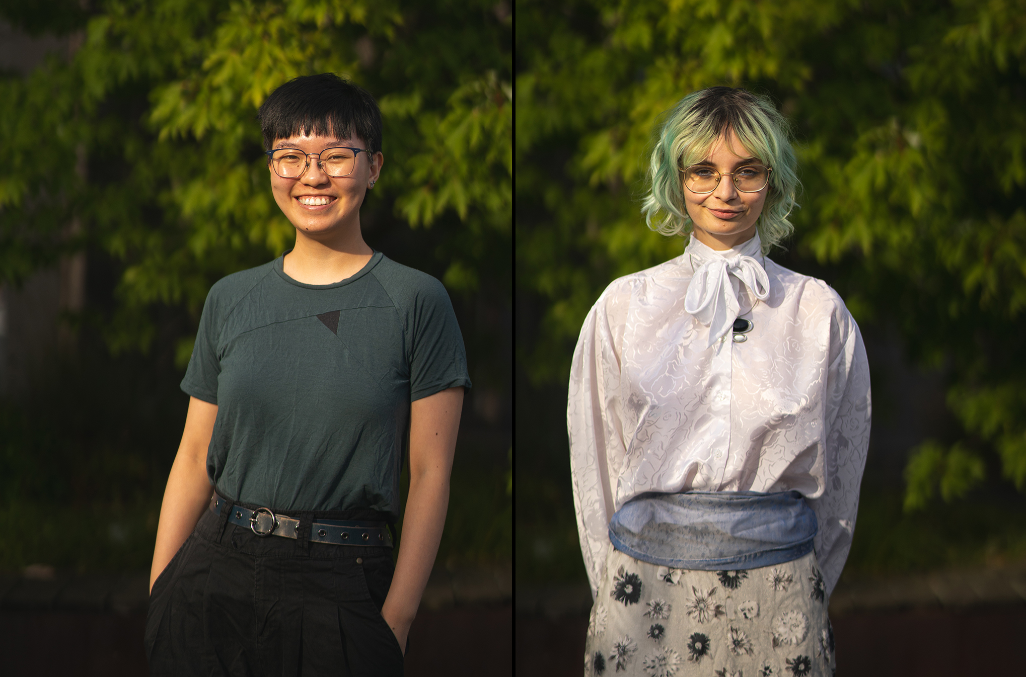 From the left: Celine Xie and Karolina Nagy Varga