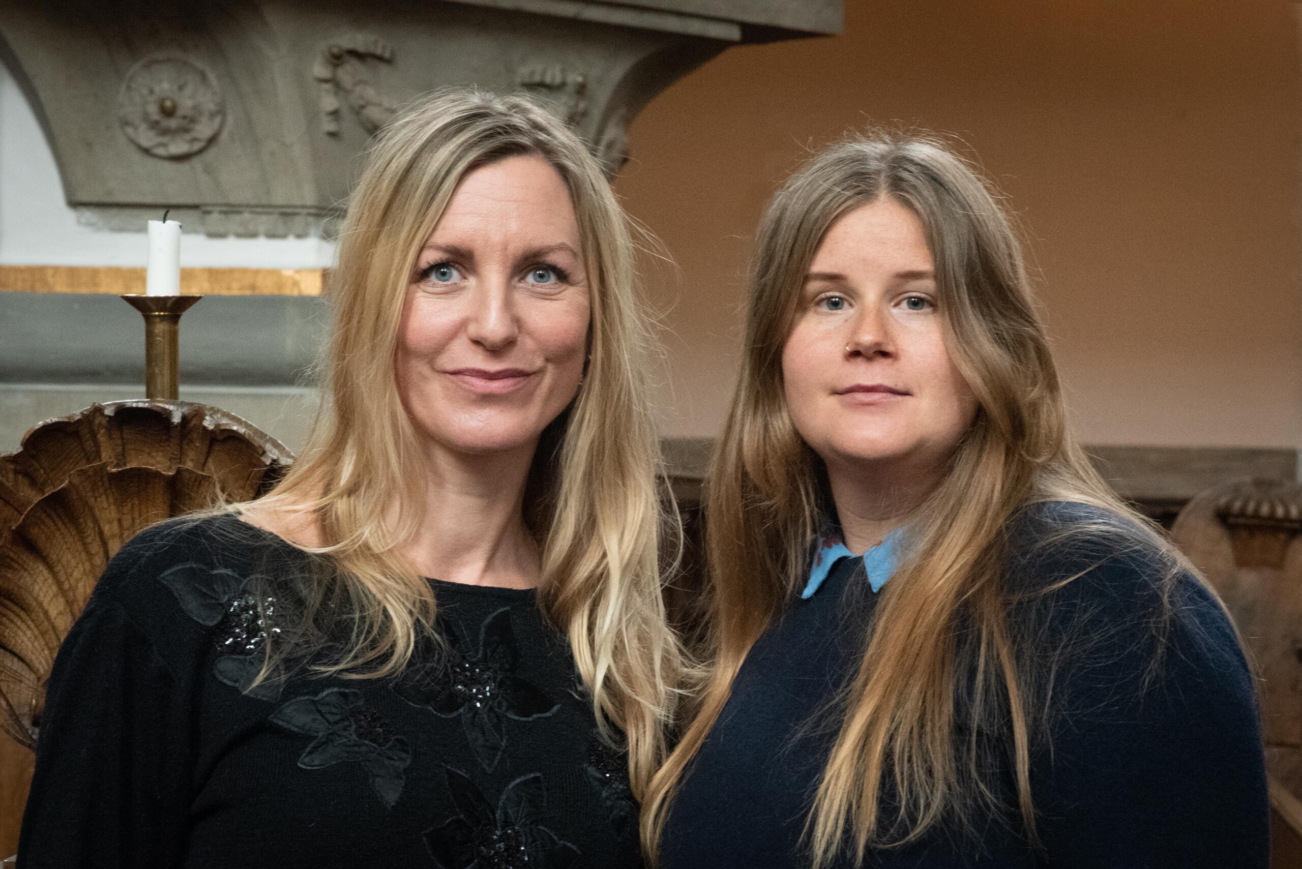 Katrine Lindskov (tv) og Amalie Birgitte Bækbo