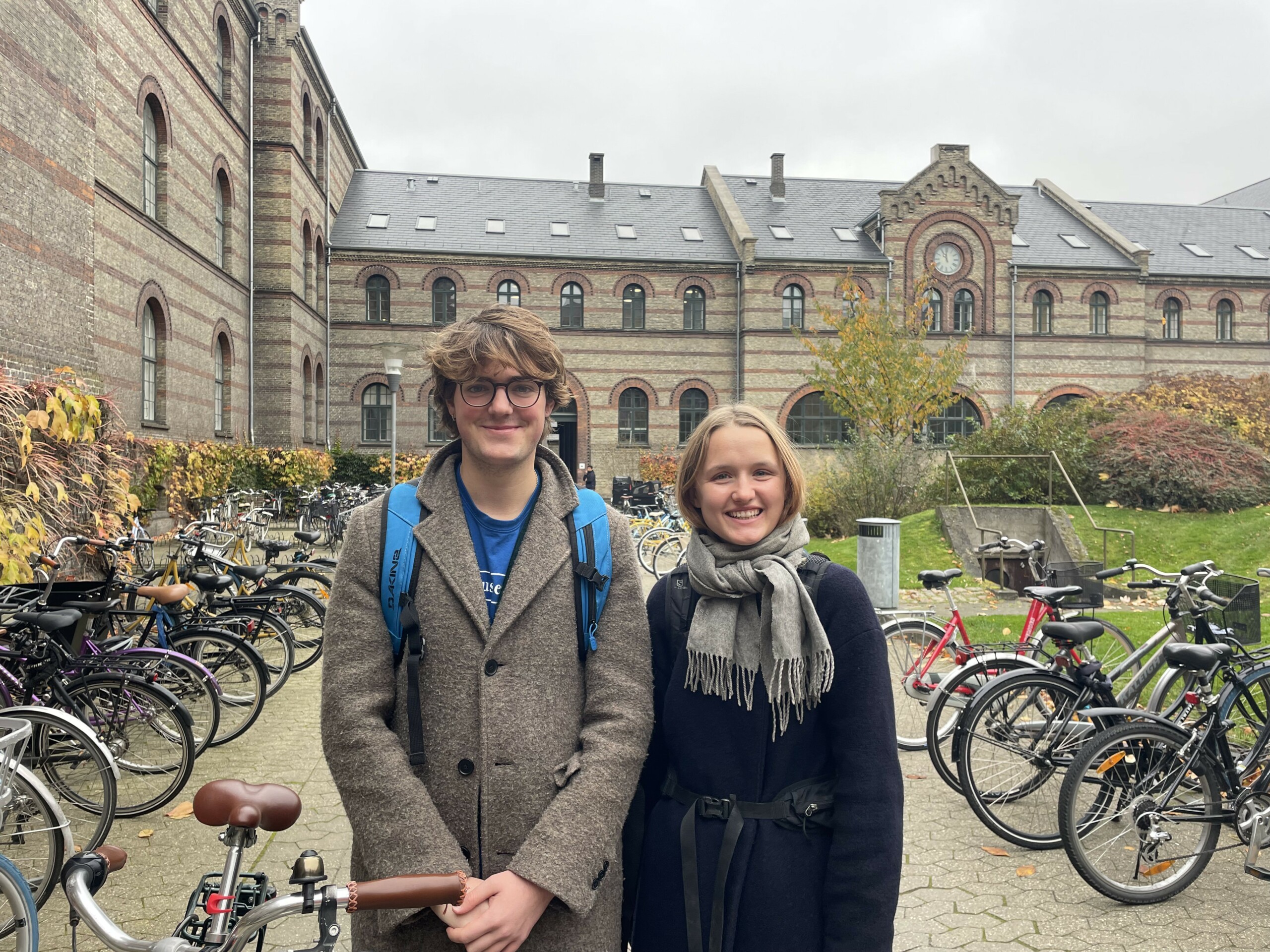 Johannes von Eyben and Marie Nissen are first semester anthropology students.