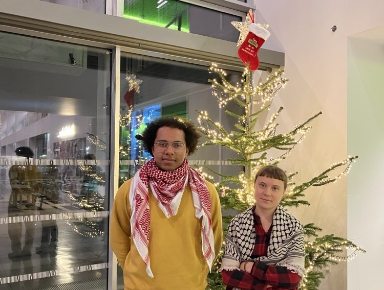 Oli Justsen Badoli og Greta Thunberg. 