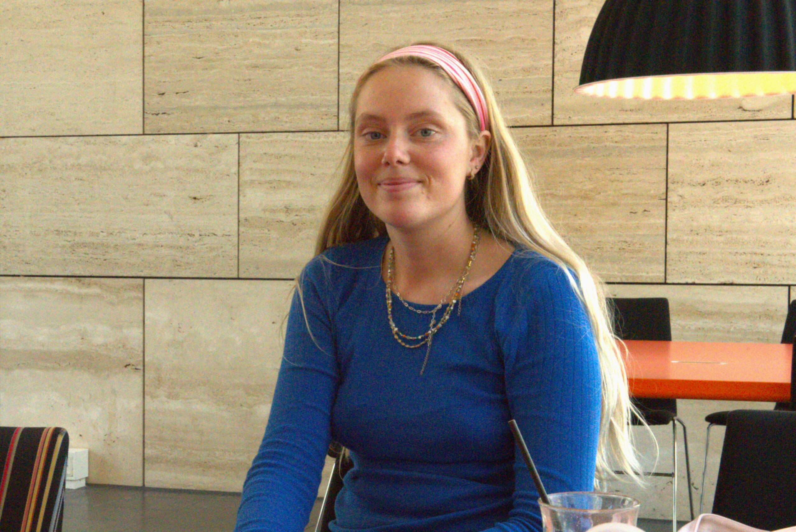 Amalie Bodelund læser dansk på fjerde semester.