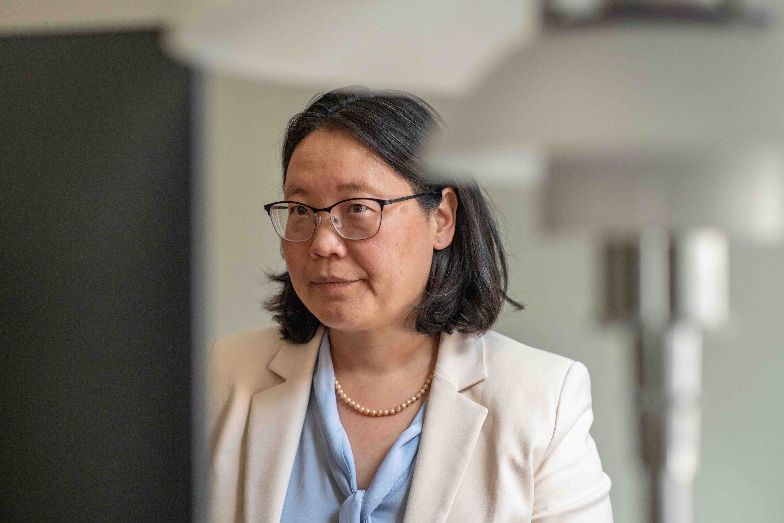 Eva Hoffmann is already at her computer — there’s lots of stuff to take care of as she officially begins her role as prorector.