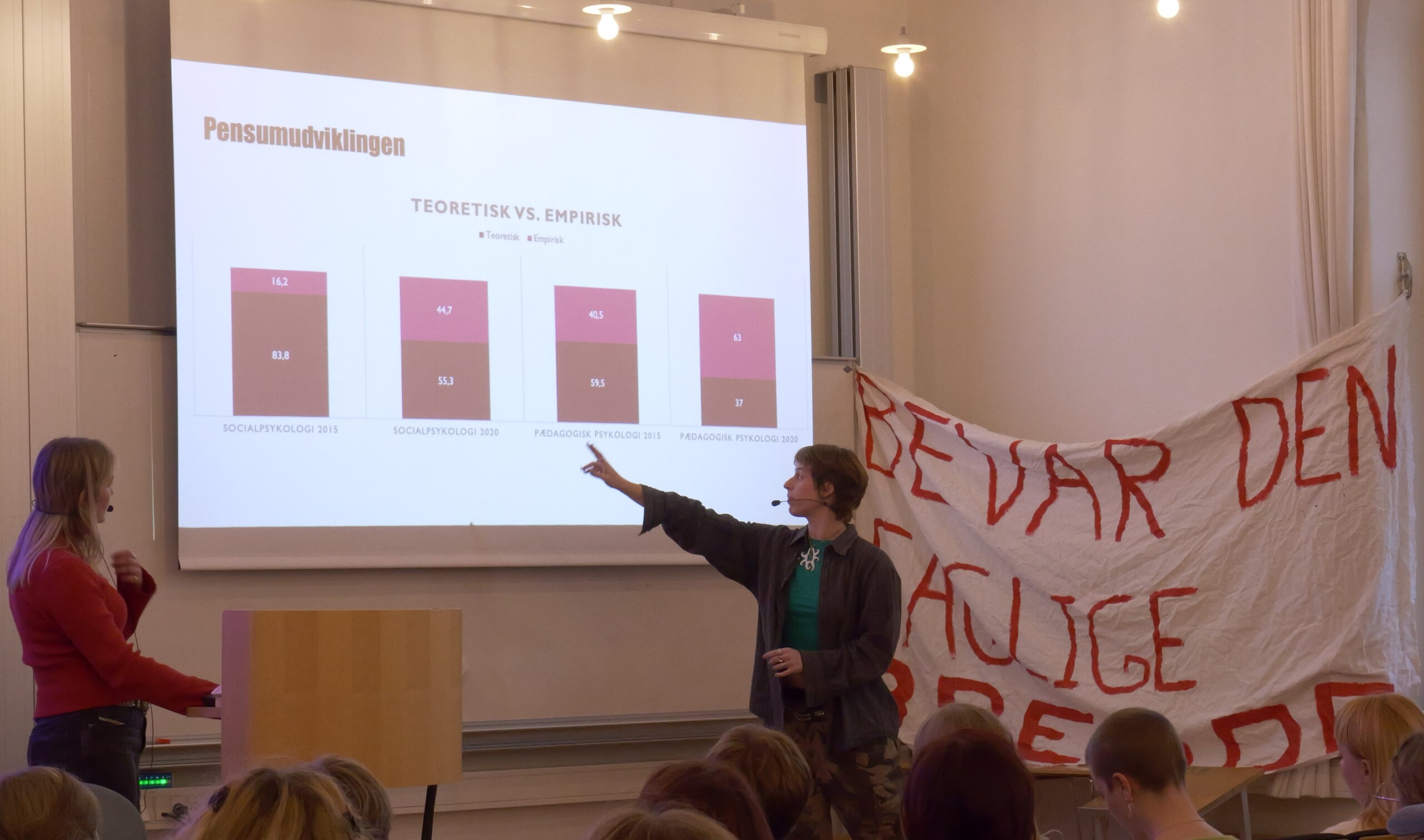 Billede fra DAF's seneste arrangement.